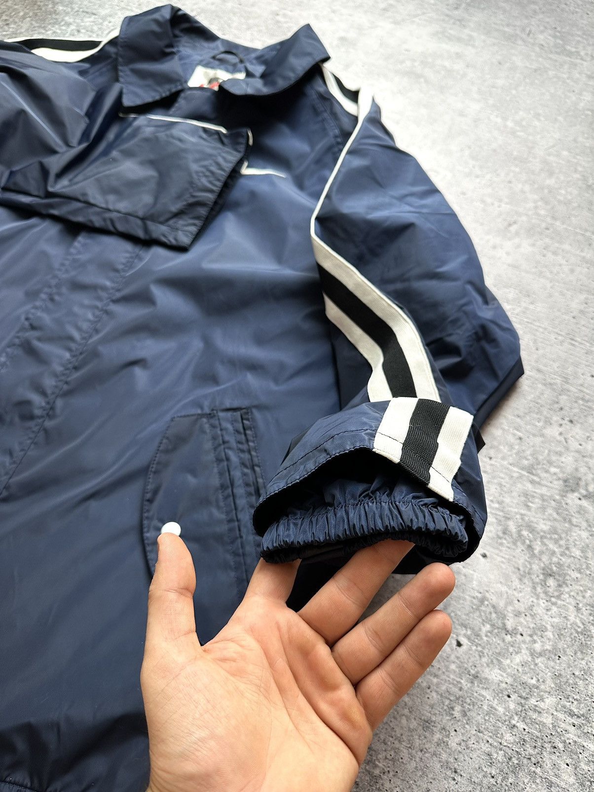 Vintage Vintage 90s Nike Swoosh Nylon Coach Y2K Jacket Size US M / EU 48-50 / 2 - 6 Thumbnail