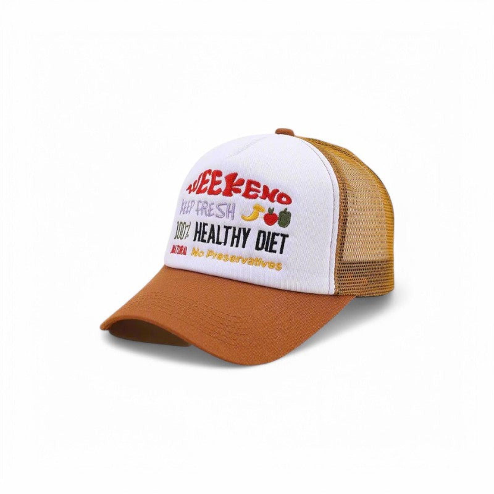 Other Embroidered "Healthy Diet" Trucker Hat Size ONE SIZE - 1 Thumbnail