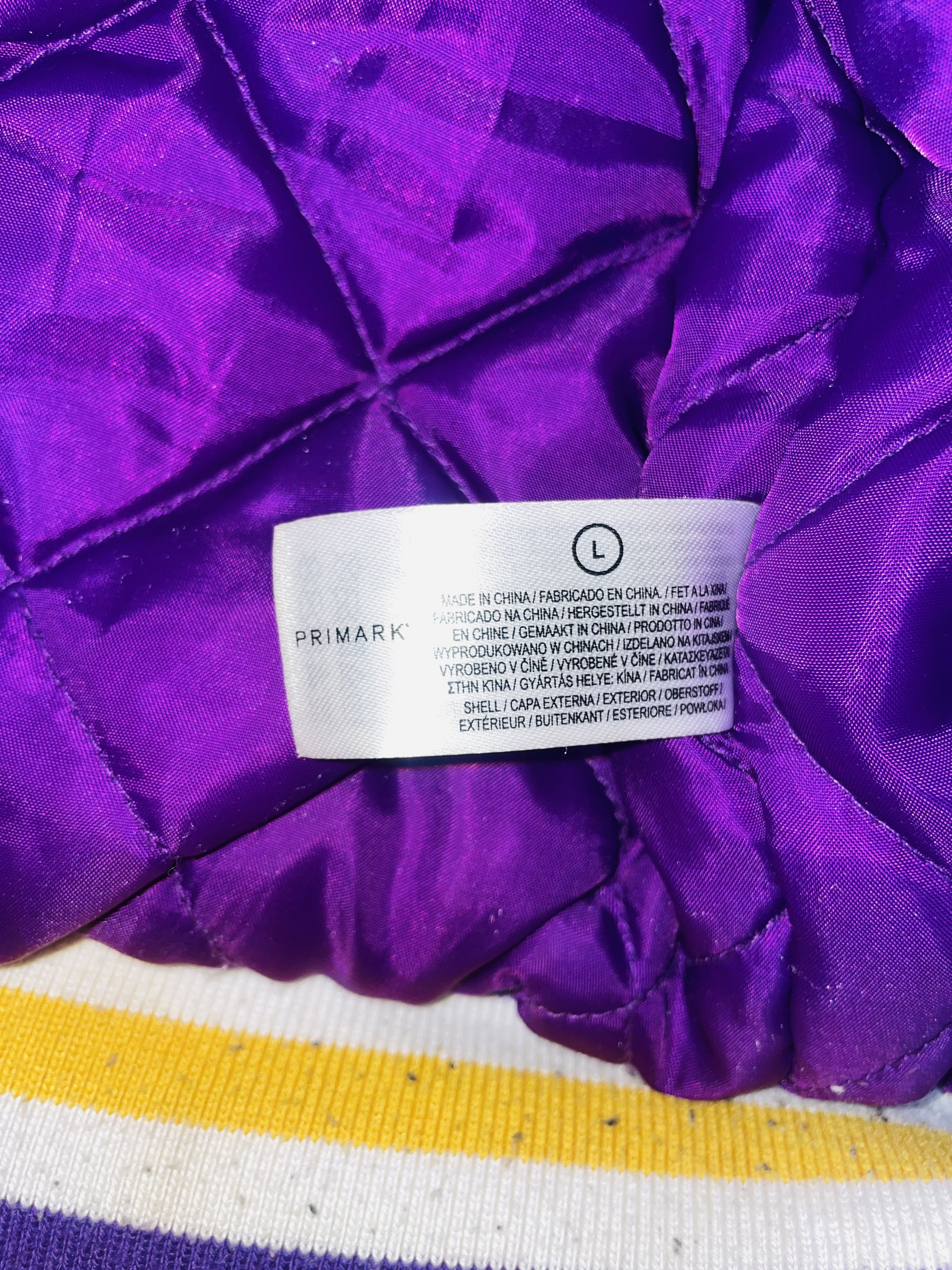 Primark 🏀 29,90€ – NBA Los Angeles Lakers Bomberjacke Gr.L– Primark Size US L / EU 52-54 / 3 - 4 Thumbnail