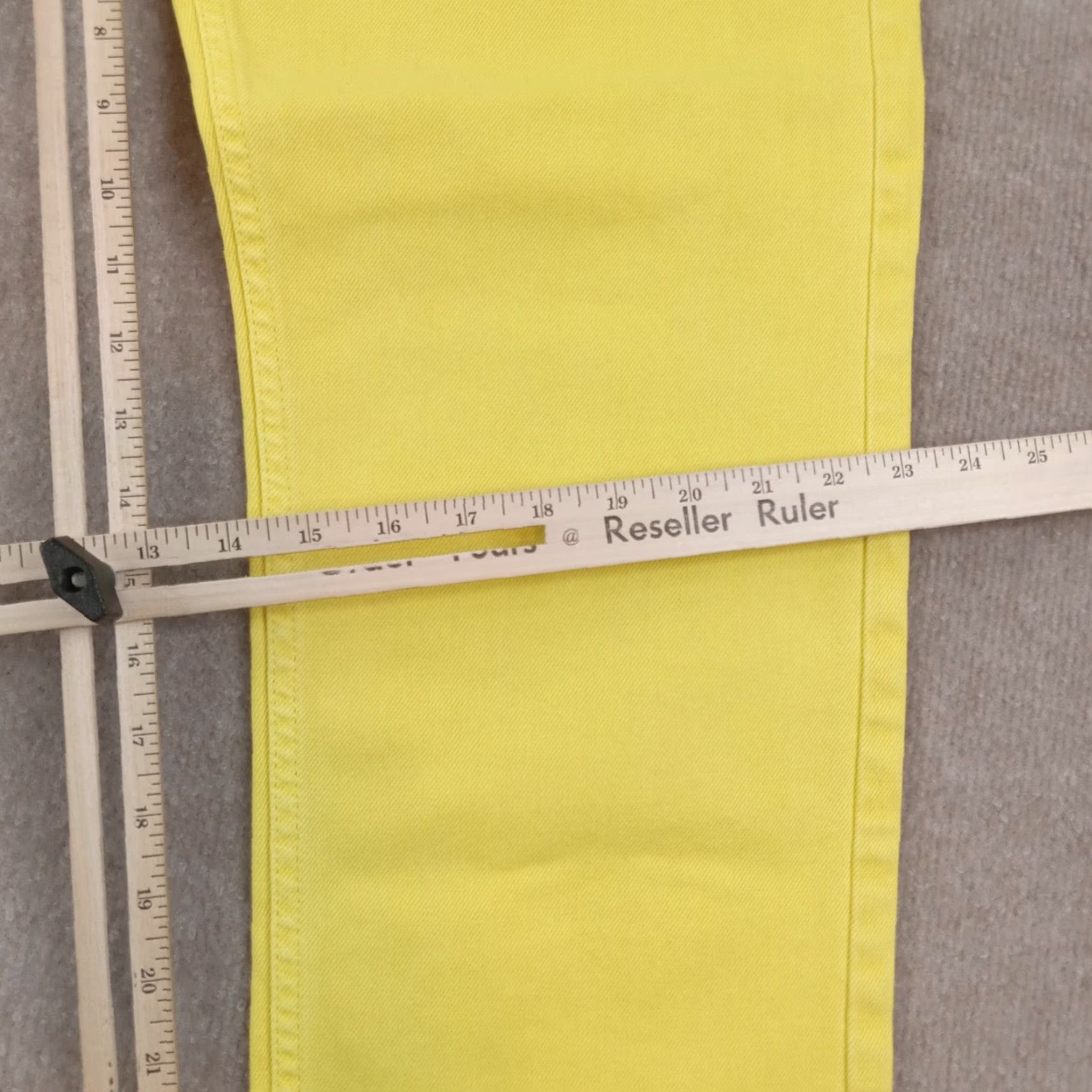 Calvin Klein Calvin Klein Jeans Yellow Denim Straight Leg Casual 31 (33x28) Mens Size US 31 - 5 Thumbnail