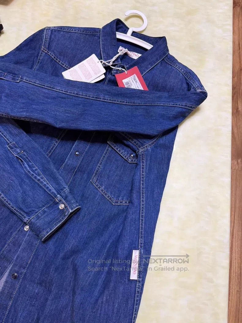 Valentino Valentino Denim shirt Size US L / EU 52-54 / 3 - 8 Thumbnail