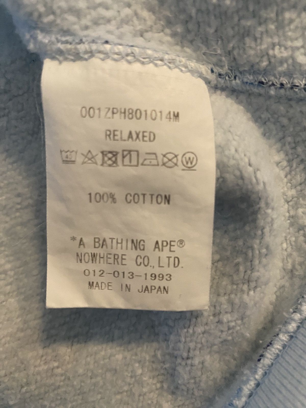 Bape Bape ABC Camo blue zip up hoodie Size US L / EU 52-54 / 3 - 7 Thumbnail