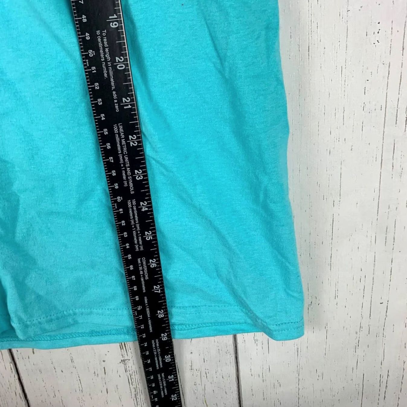 Fruit Of The Loom Fruit of the Loom T-Shirt Adult Medium Aqua Solid Beach Men Size US M / EU 48-50 / 2 - 5 Thumbnail