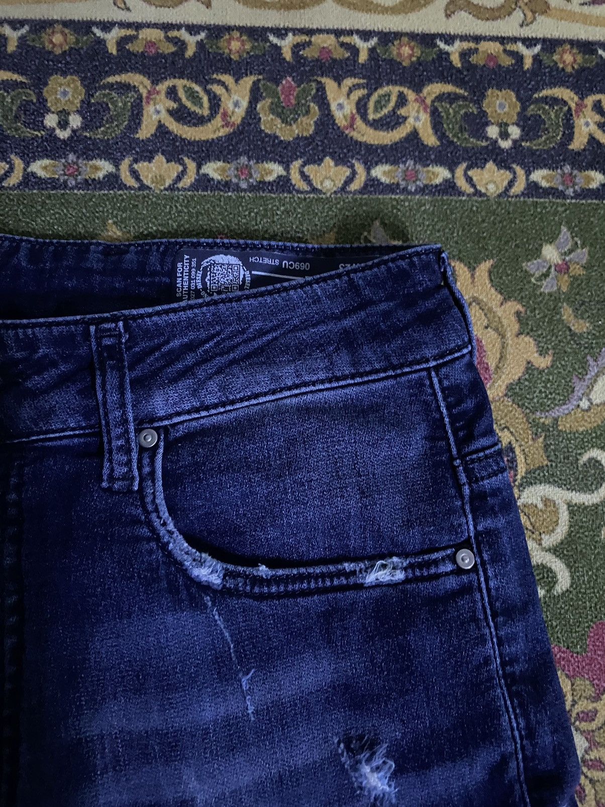 Diesel 🔥RARE🔥🔥DIESEL Slim Fit Distressed Denim Jeans Size US 27 - 5 Thumbnail