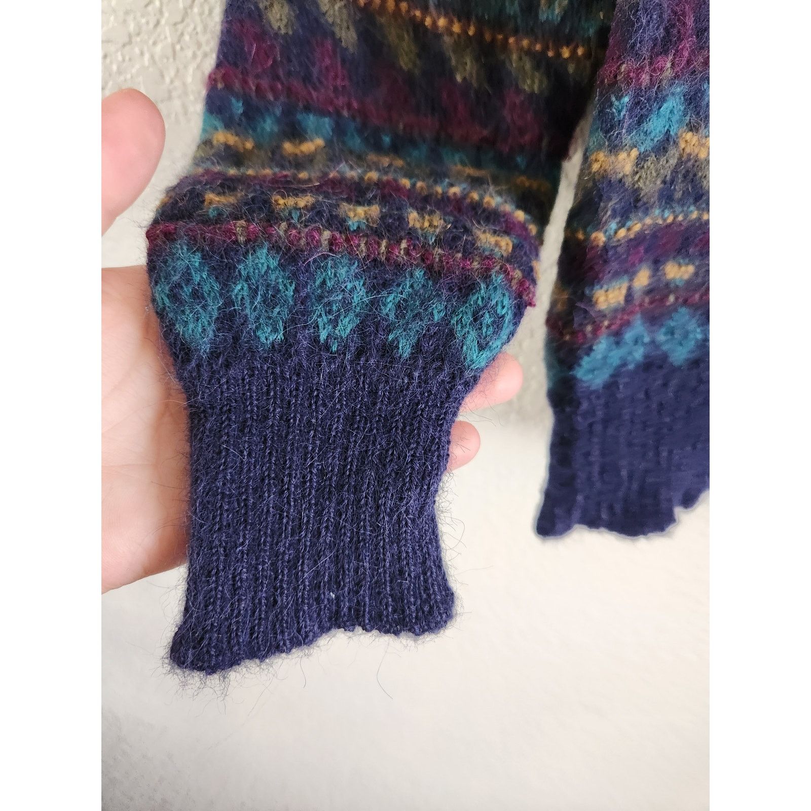 J.P. Tilford J.P Tilford 100% Alpaca Unisex Multicolor Sweater-Medium Size US M / EU 48-50 / 2 - 3 Thumbnail
