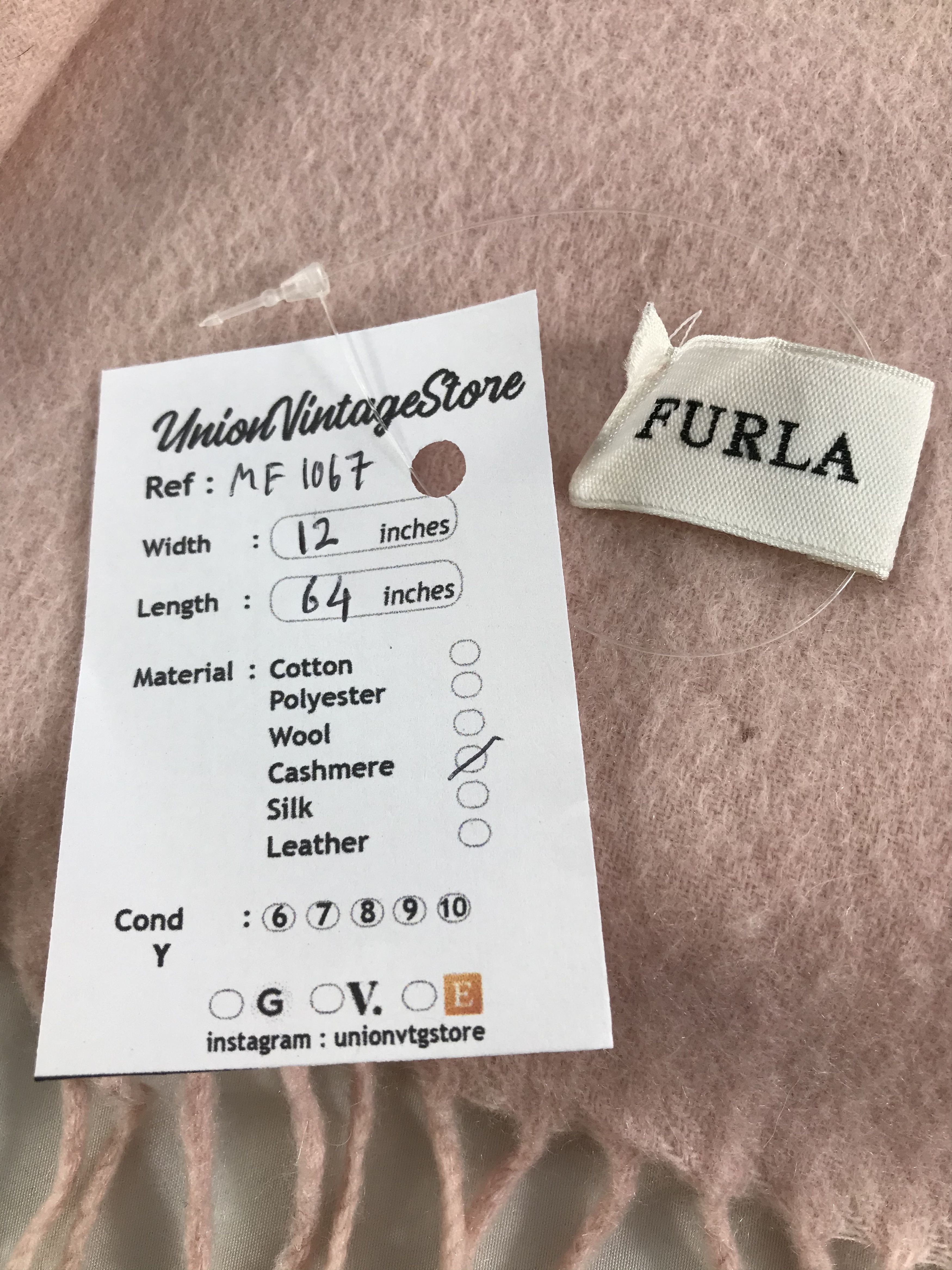 Furla Vintage Furla Scarf/Muffler/Neckwear MF1067 Size ONE SIZE - 5 Thumbnail