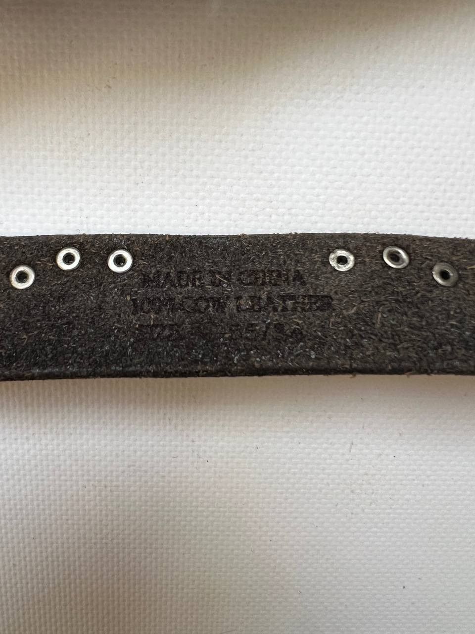 Diesel archive Diesel crazy pleated leather studded punk rivet belt Size ONE SIZE - 7 Thumbnail