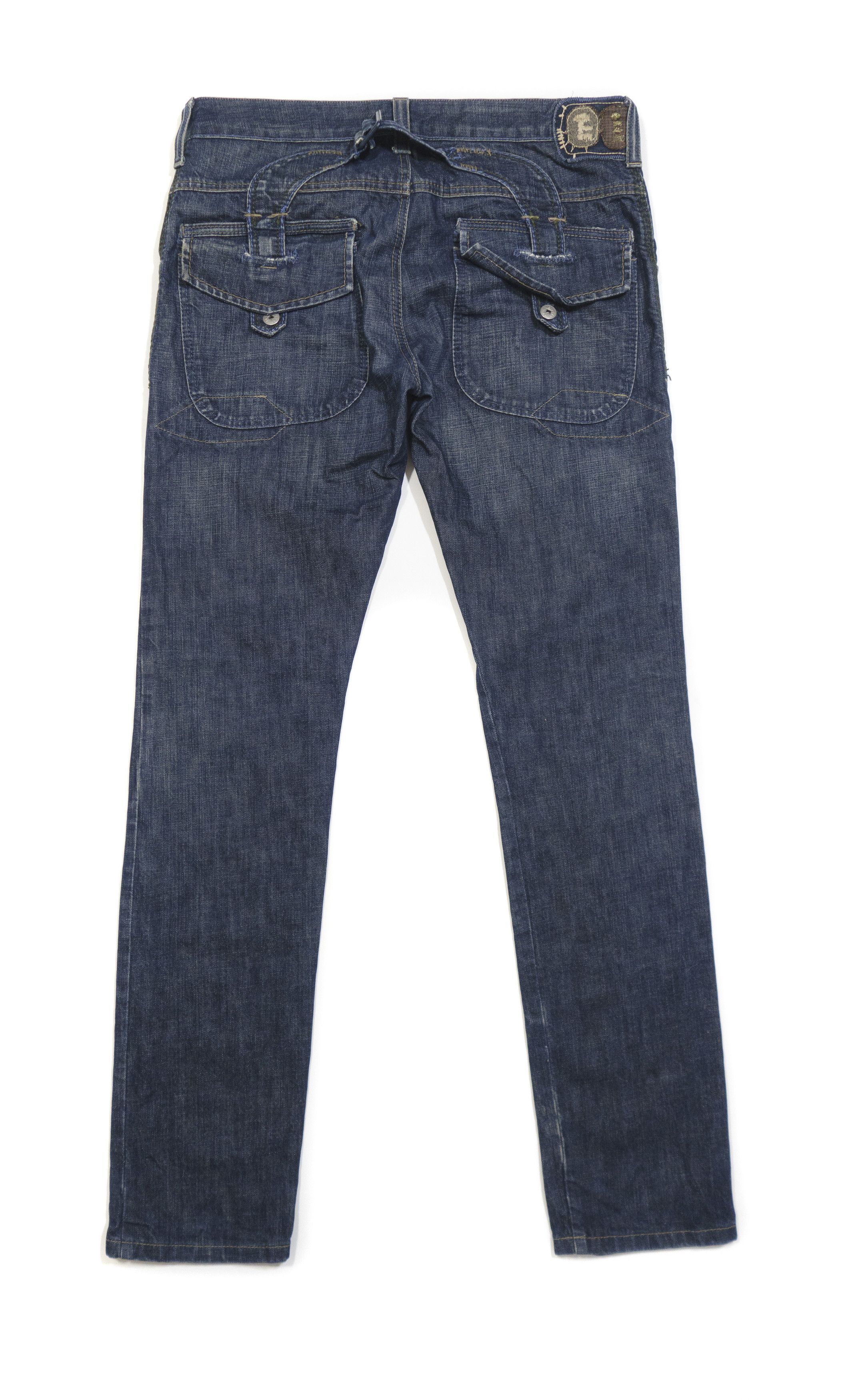 Marithe + Francois Girbaud 00S Y2K Locker Jeans Size US 34 / EU 50 - 2 Thumbnail