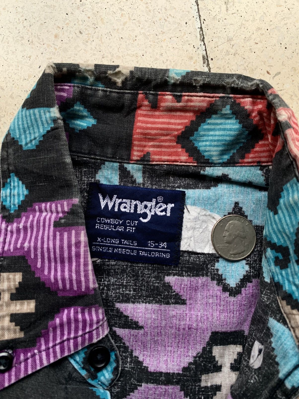 Wrangler Bundle wrangler brushpopper and western snap button Size US L / EU 52-54 / 3 - 15 Thumbnail