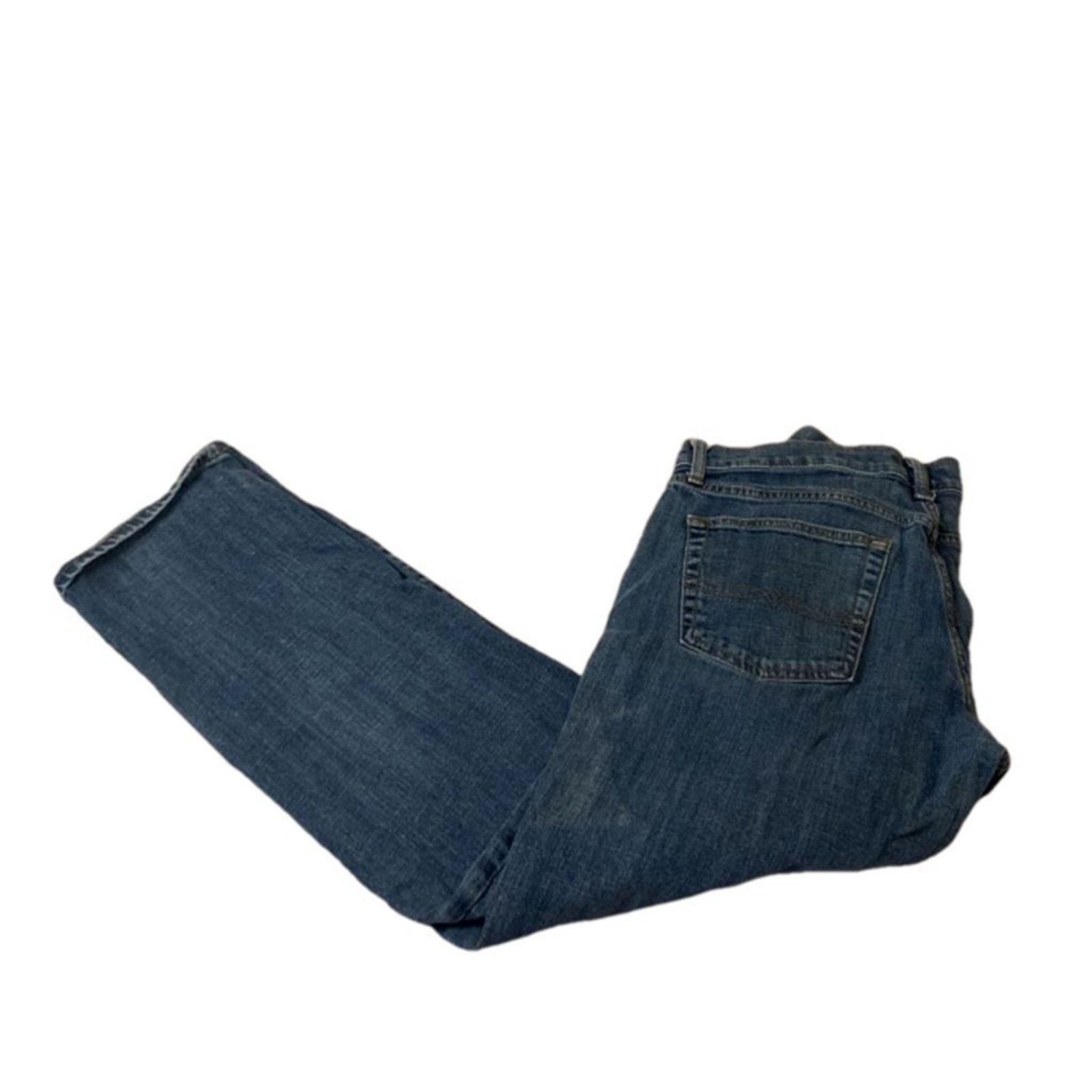 Lucky Brand Classic Straight Fit Medium Wash Denim Jeans Lucky Brand 34 Size US 34 / EU 50 - 13 Thumbnail