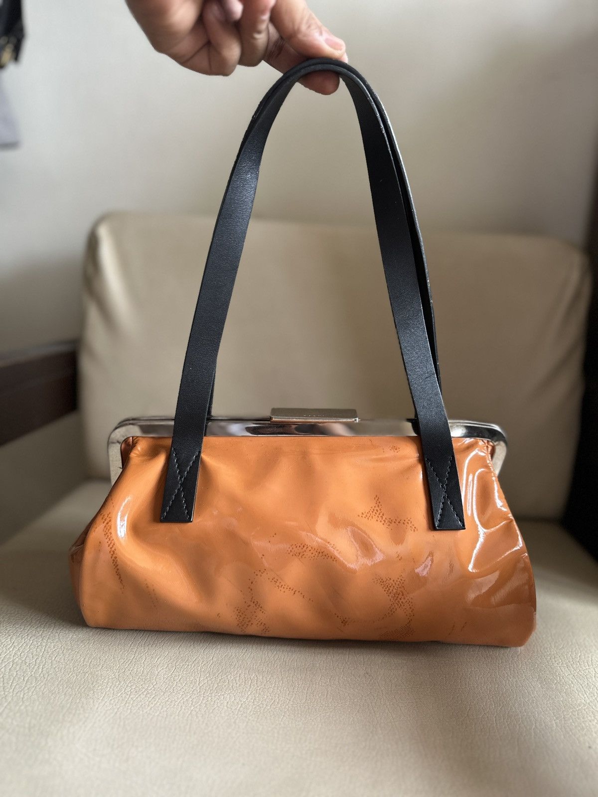 Marni Marni Vinyl Leather Shoulder Bag Size ONE SIZE - 2 Thumbnail