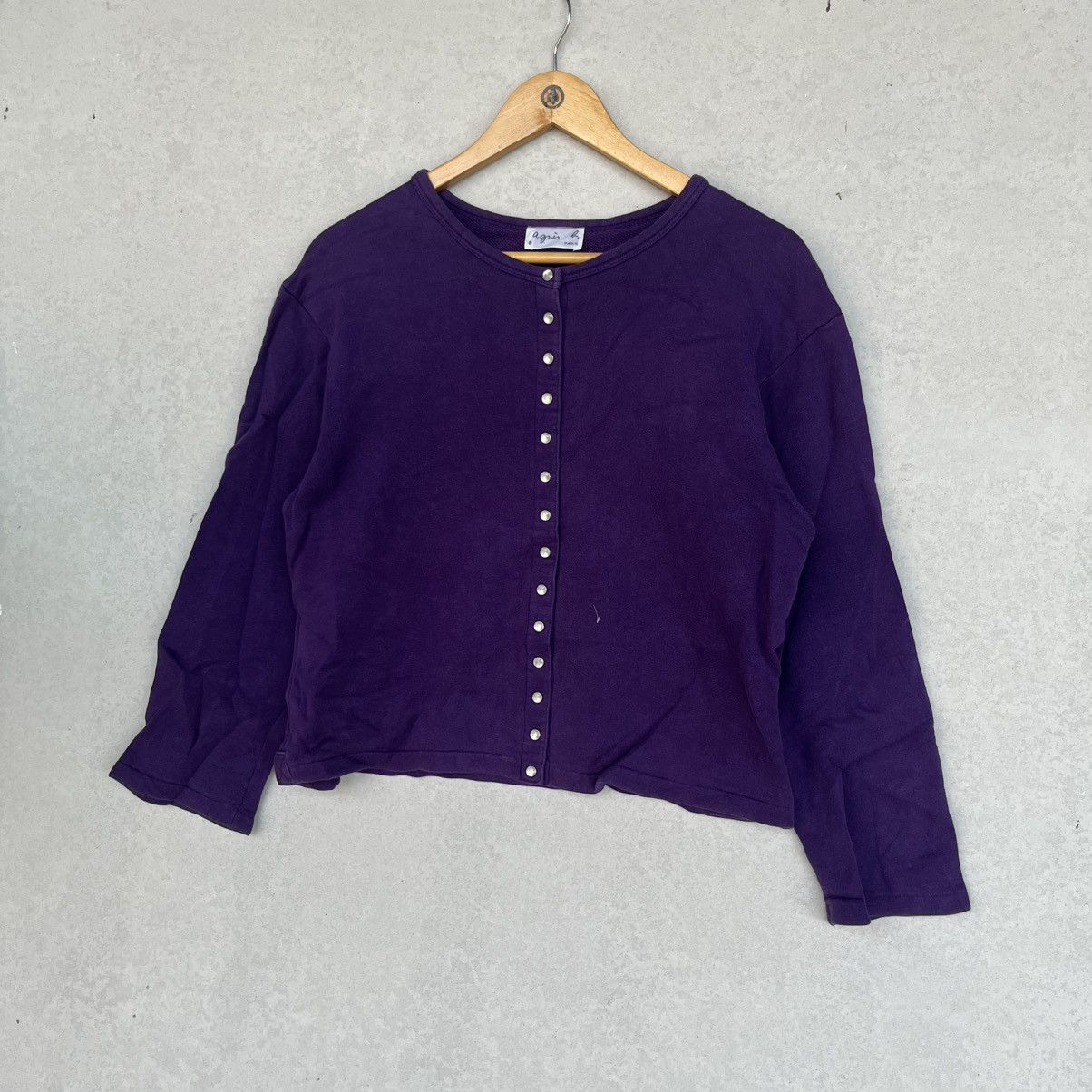 Other Vintage Agnès B.Purple Long Sleeve Button Up Top Size S Size S / US 4 / IT 40 - 2 Thumbnail