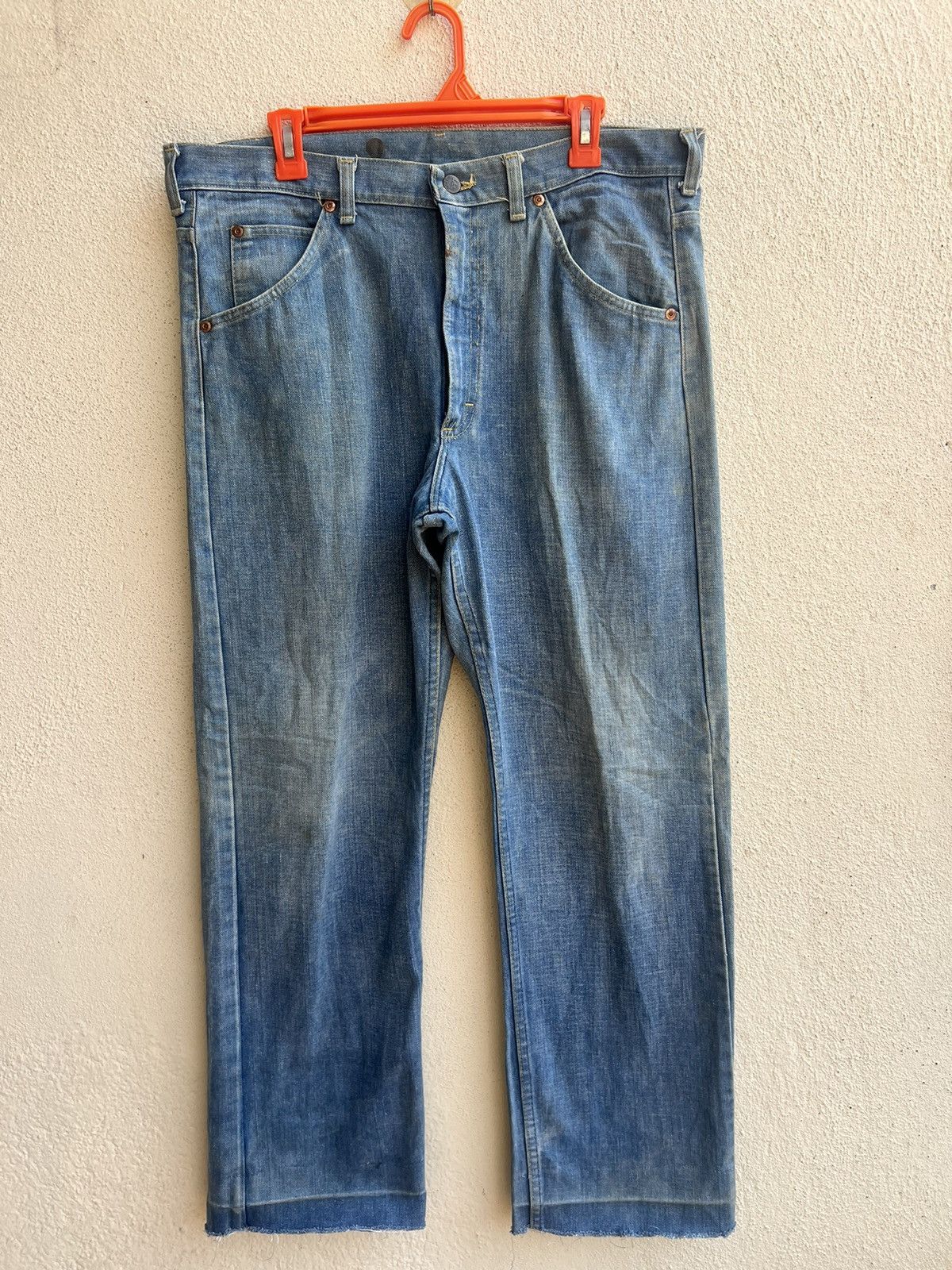 Lee Vintage 70s 80s Lee Riders Faded Dirty Mud Denim Jeans Size US 34 / EU 50 - 21 Thumbnail