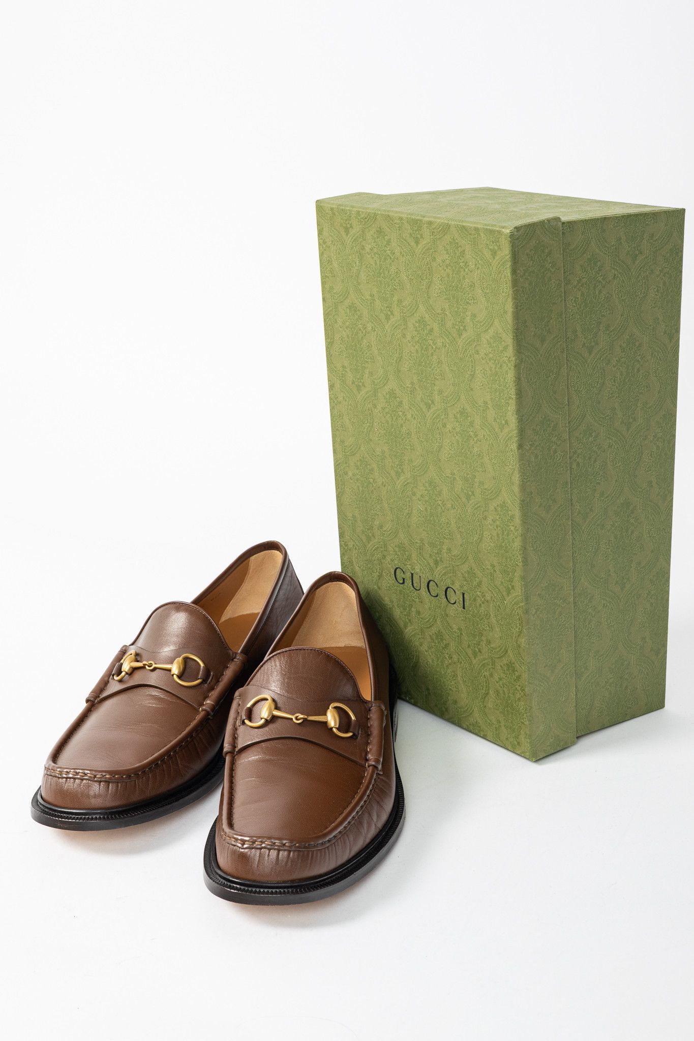 Gucci Gucci Wislet Brown Sugar Mandala Goat Horsebit Loafers Size US 15 / EU 48 - 11 Thumbnail