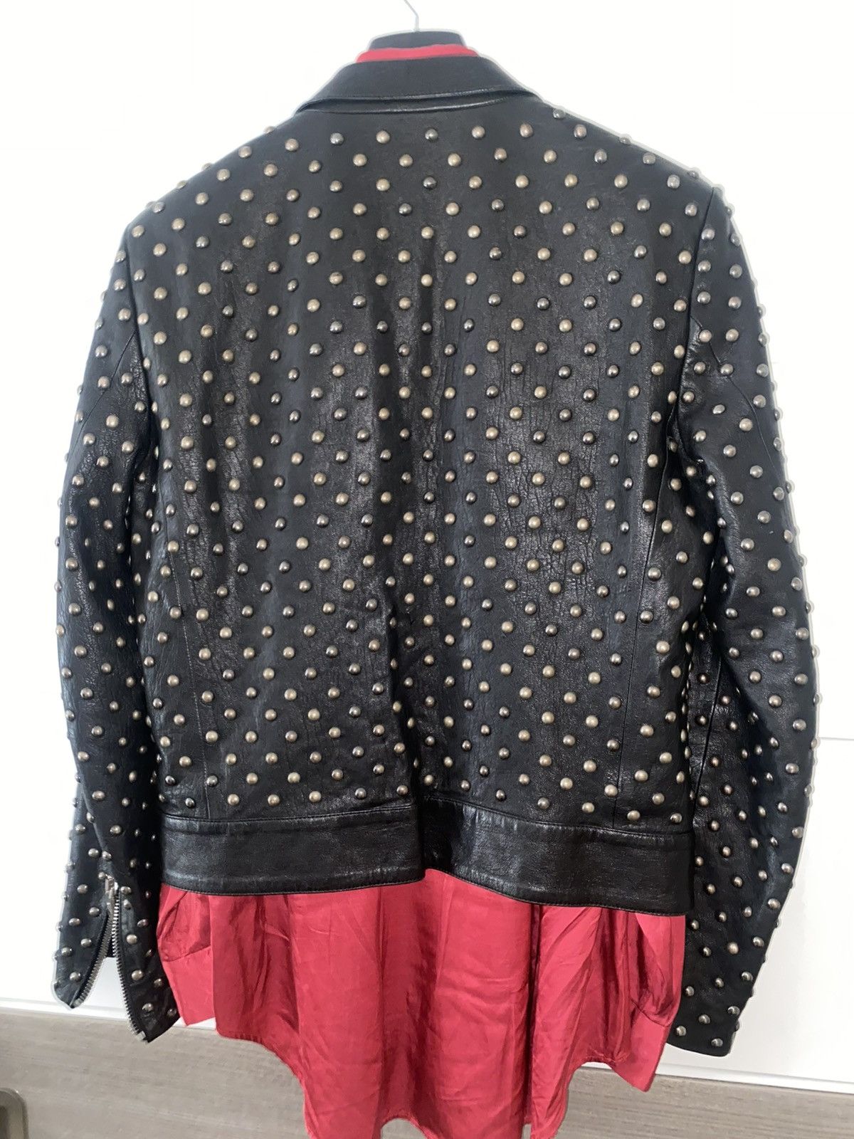 Saint Laurent Paris Saint laurent 2014ss Hedi Slimane studded leather jacket Size US S / EU 44-46 / 1 - 3 Thumbnail