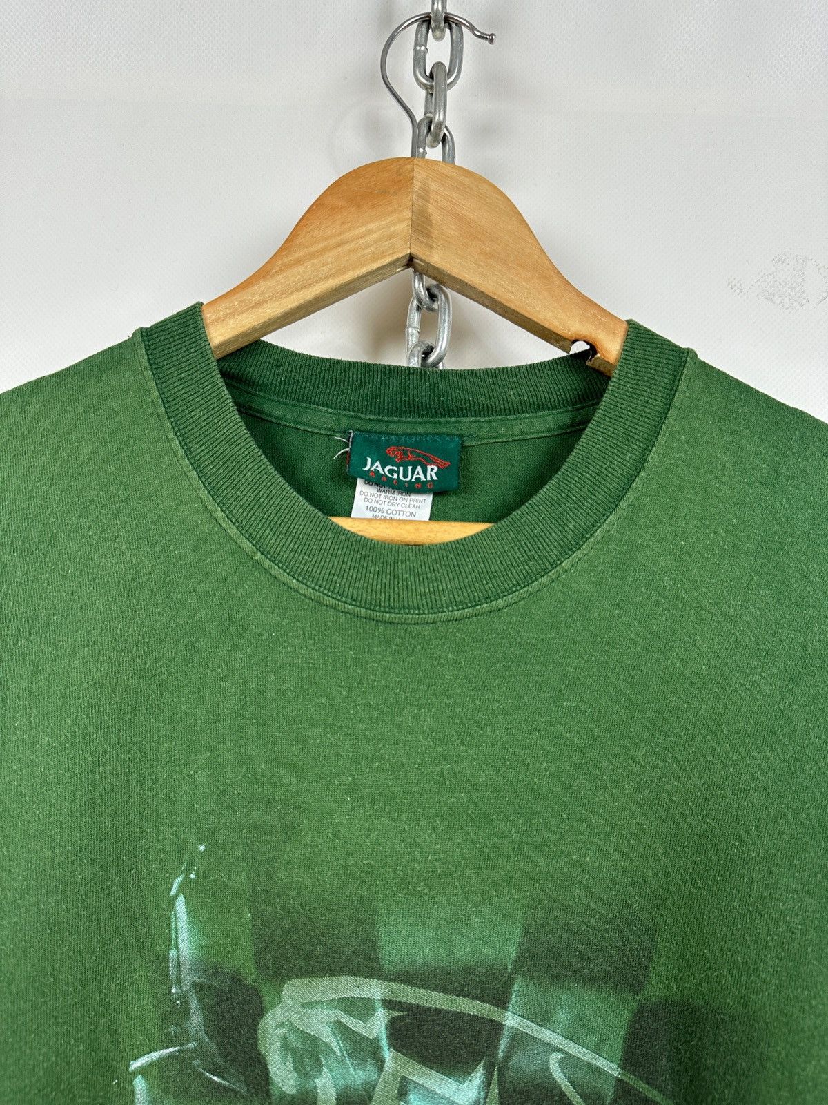 Formula 1 Vintage Jaguar Racing Formula 1 Faded Green T-Shirt Size US M / EU 48-50 / 2 - 6 Thumbnail