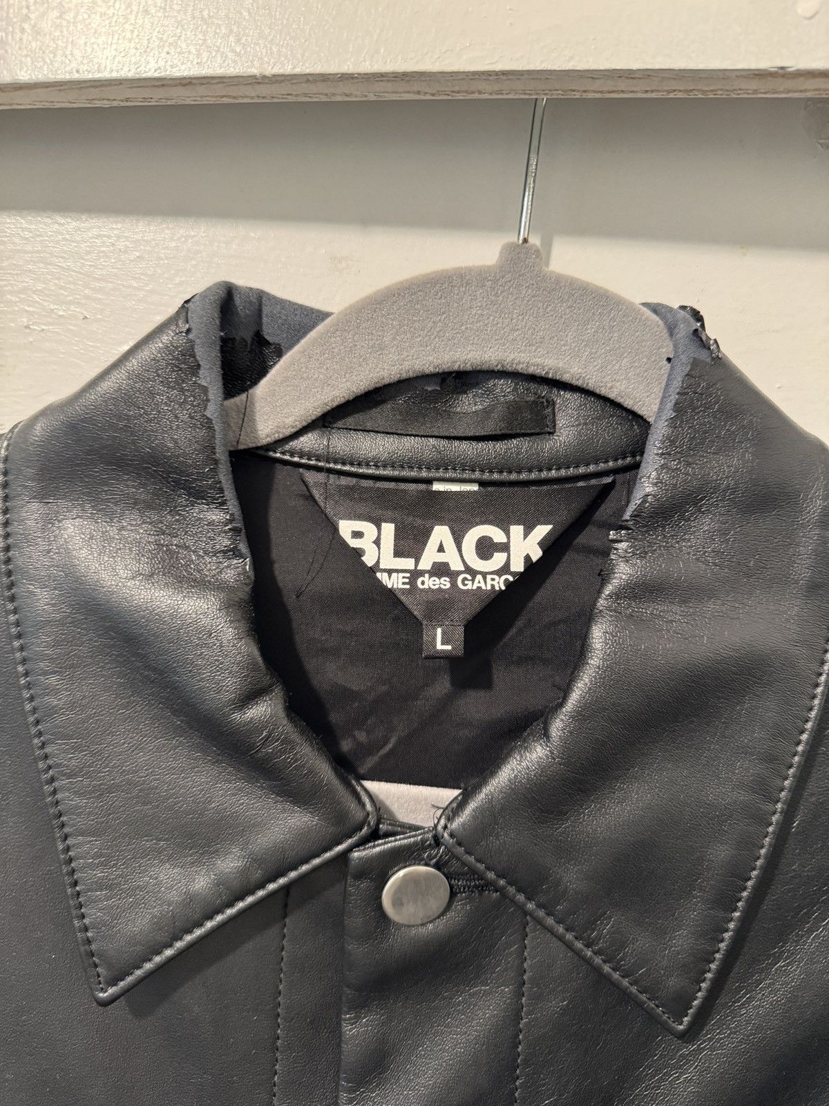 Comme des Garcons Black Comme des garçon black Faux leather jacket Size US M / EU 48-50 / 2 - 4 Thumbnail