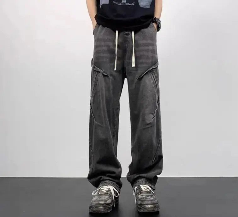 Japanese Brand Straight casual loose fitting jeans Size US 34 / EU 50 - 6 Thumbnail