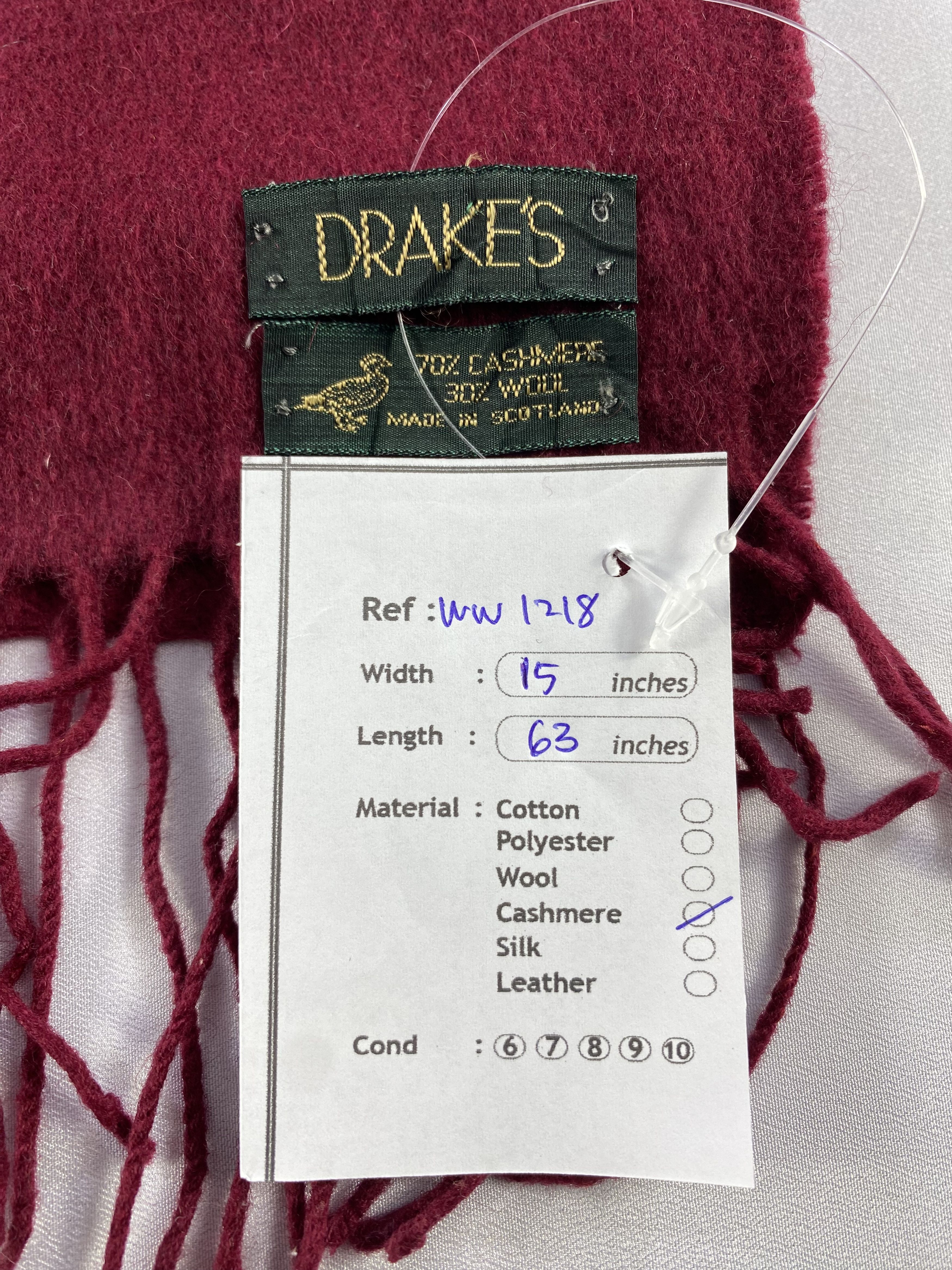 Drake's × Vintage Drakes Scarf / Muffler / Neckwear Size ONE SIZE - 5 Thumbnail