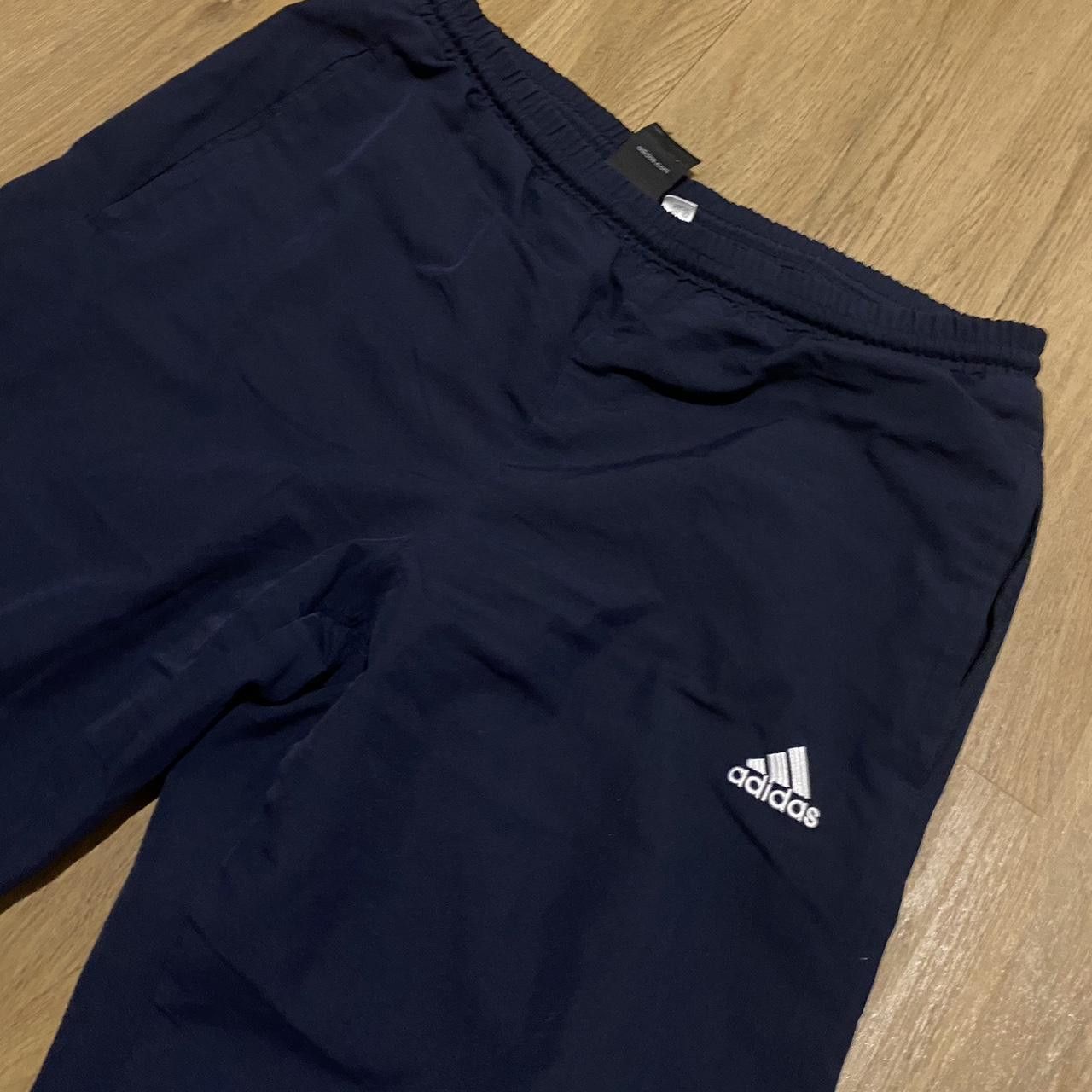 Adidas 2000s Navy and white Adidas track pants with Size US 32 / EU 48 - 3 Thumbnail