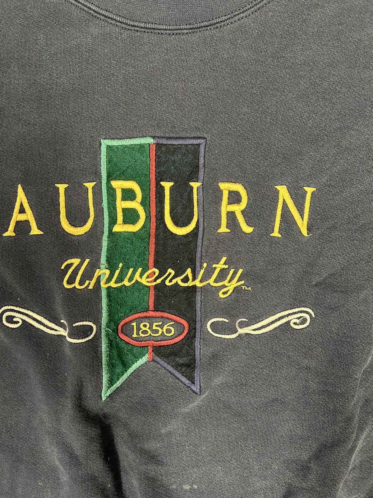Vintage Crazy Vintage 90s Essential Auburn University Navy Crewneck Size US XL / EU 56 / 4 - 2 Thumbnail