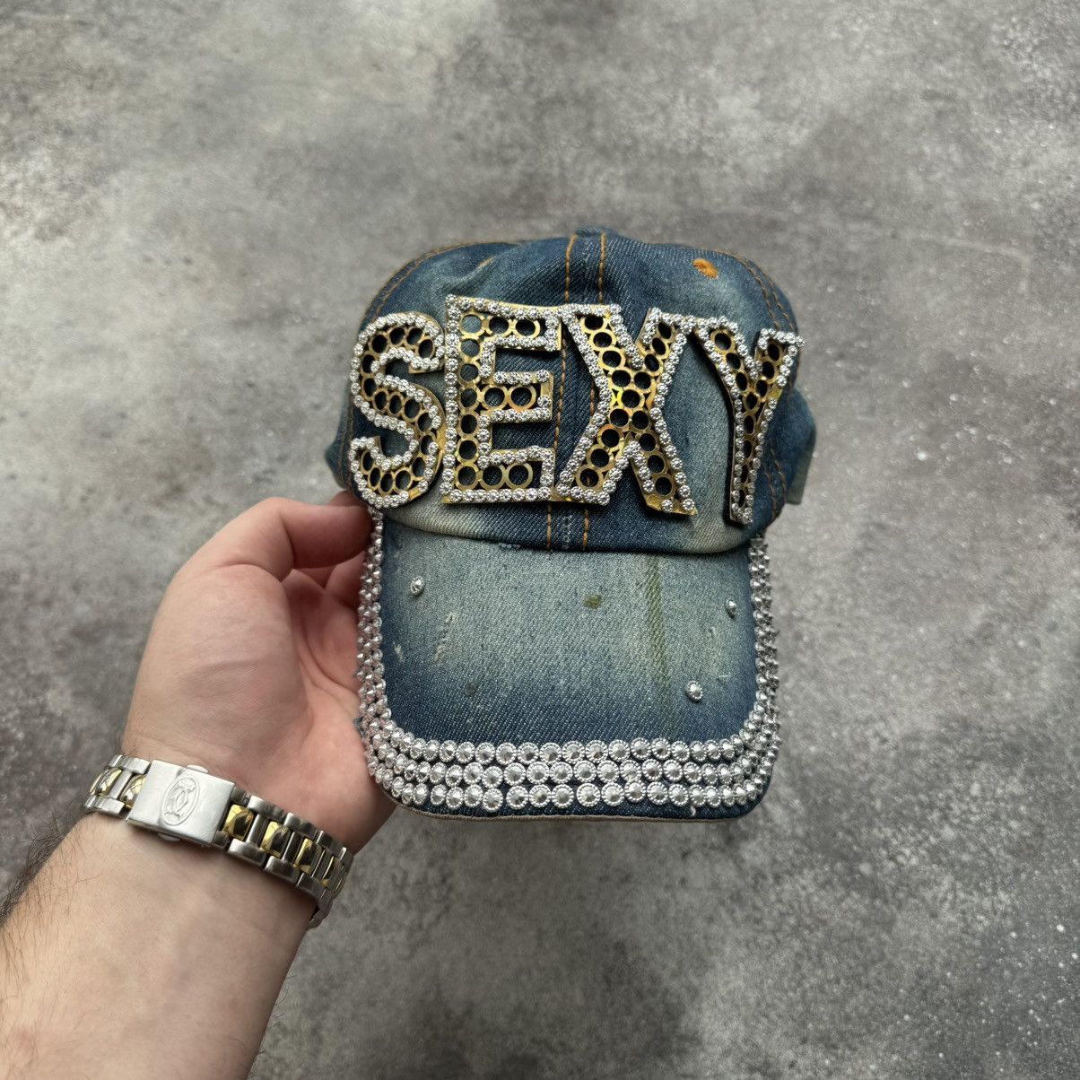 Hysteric Glamour × Japanese Brand × Vintage SEXY Rhinestones Y2K