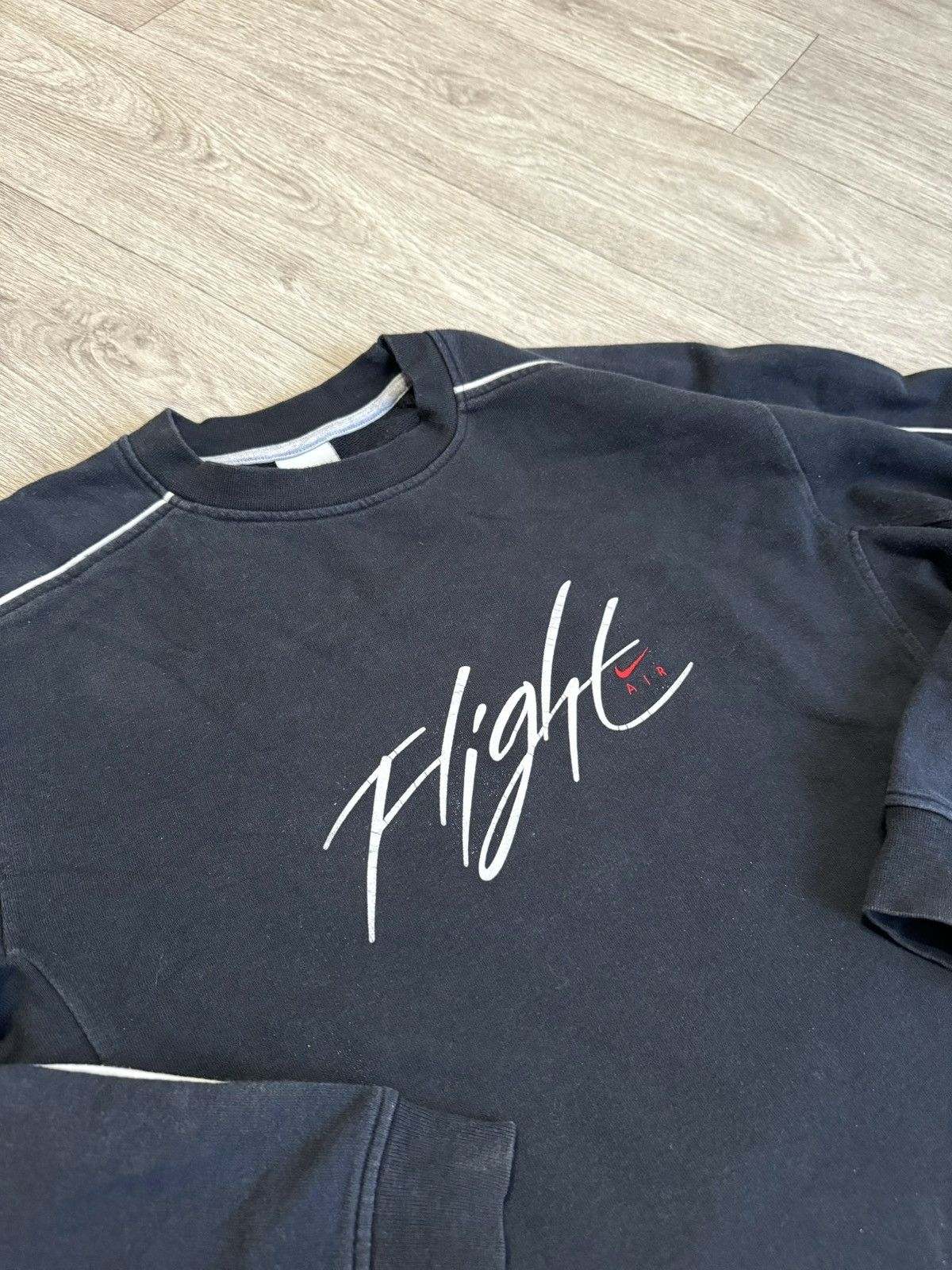 Nike 🔷Vintage Nike Air Flight Sweatshirt🔷 Size US L / EU 52-54 / 3 - 3 Thumbnail