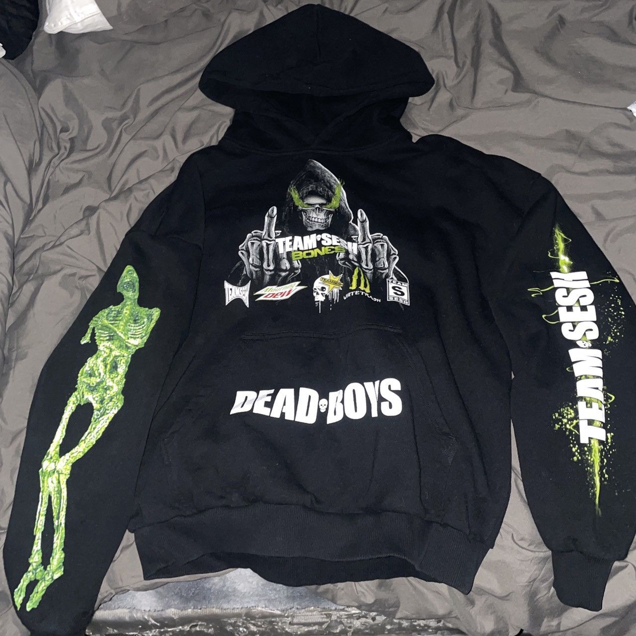 G59 Records Bones ‘25 Greyday Hoodie Size US S / EU 44-46 / 1 - 1 Thumbnail