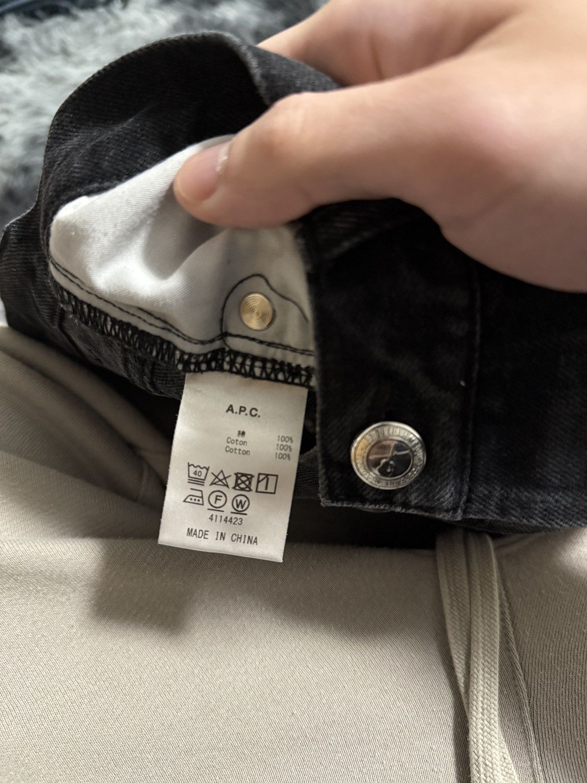 A.P.C. APC Vintage Black Slim Jeans Size US 28 / EU 44 - 4 Thumbnail