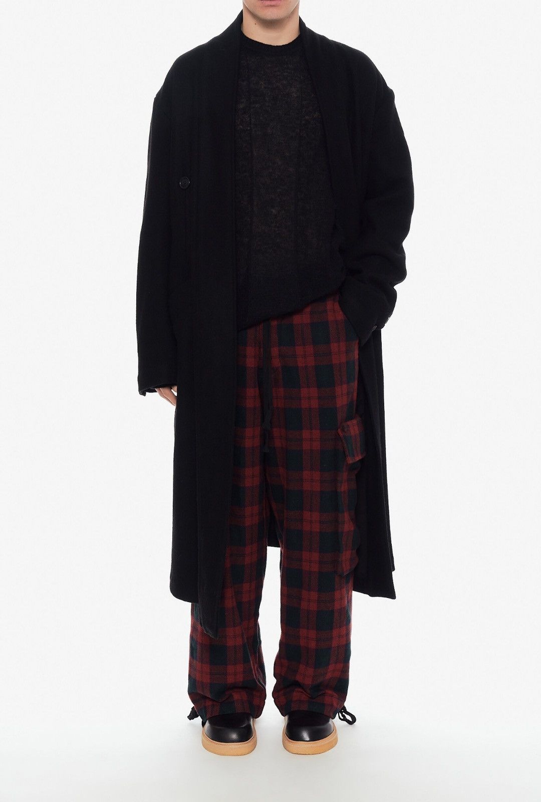 Greg Lauren Last Size Greg Lauren Wide Check Woolen Pants Size US 32 / EU 48 - 4 Thumbnail