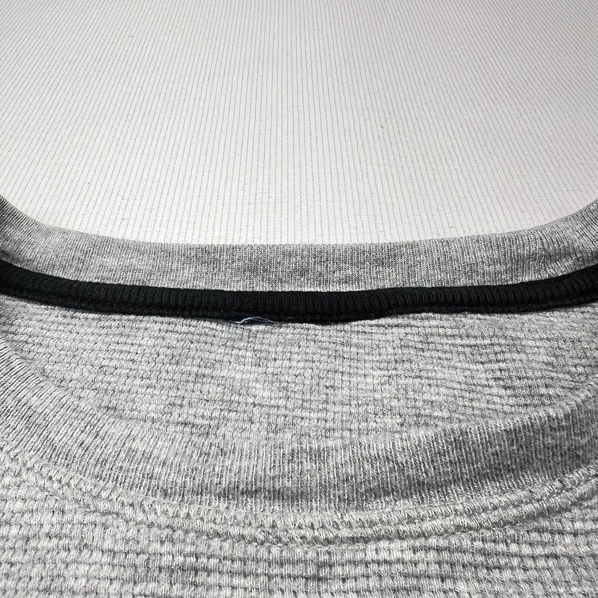 Polo Ralph Lauren Polo Ralph Lauren Thermal Shirt Grey Waffle Knit Logo Y2K Size US L / EU 52-54 / 3 - 6 Thumbnail