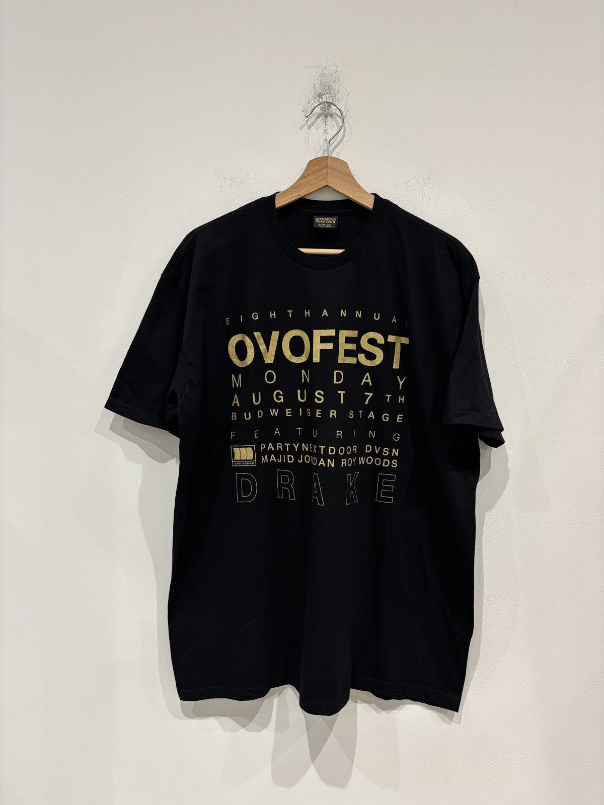October's Very Own Eighth Annual OVO Fest Shirt Black Size: XL Size US XL / EU 56 / 4 - 1 Thumbnail