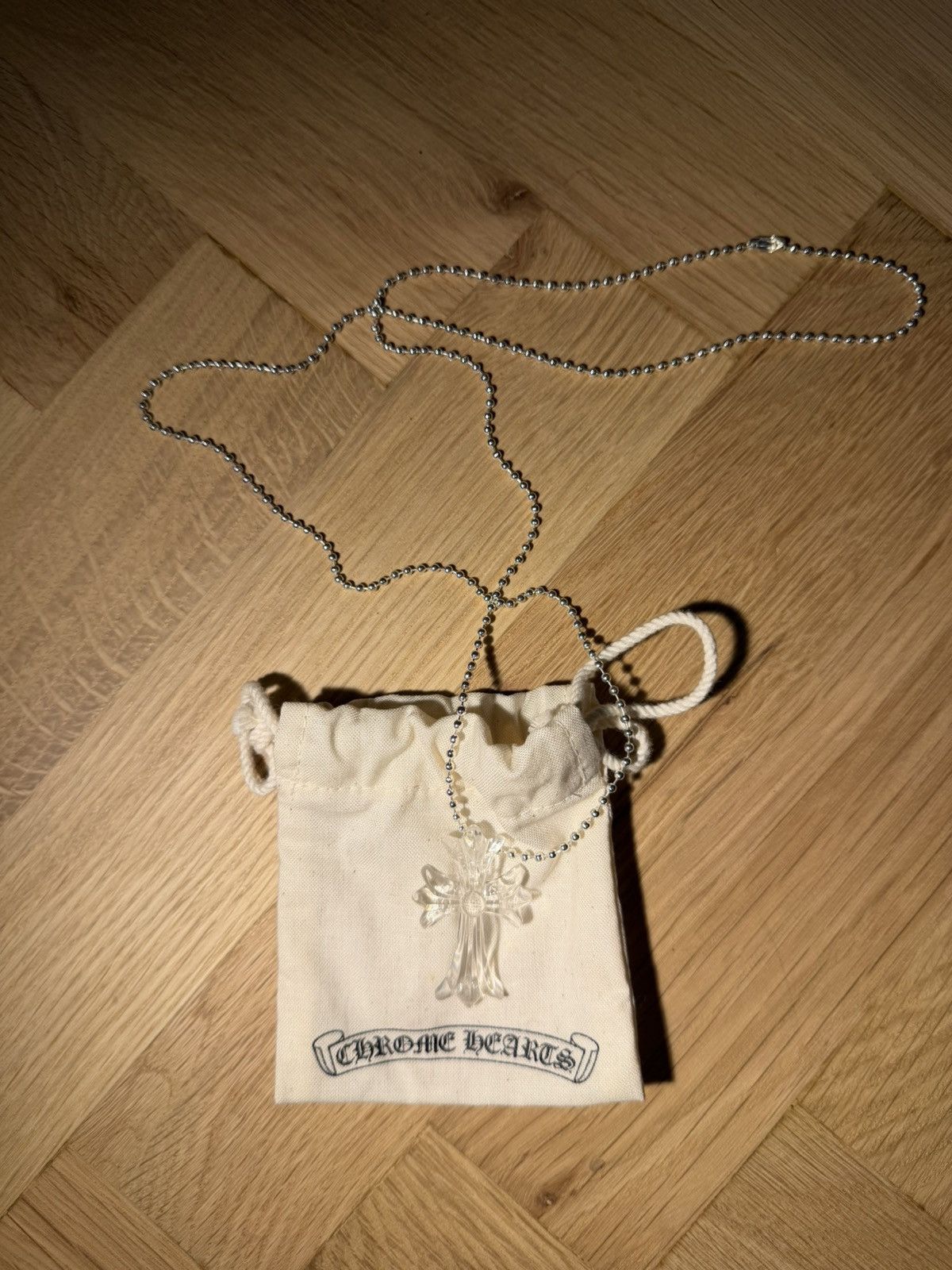Chrome Hearts White Silicone Necklace Chrome Hearts Size ONE SIZE - 1 Thumbnail