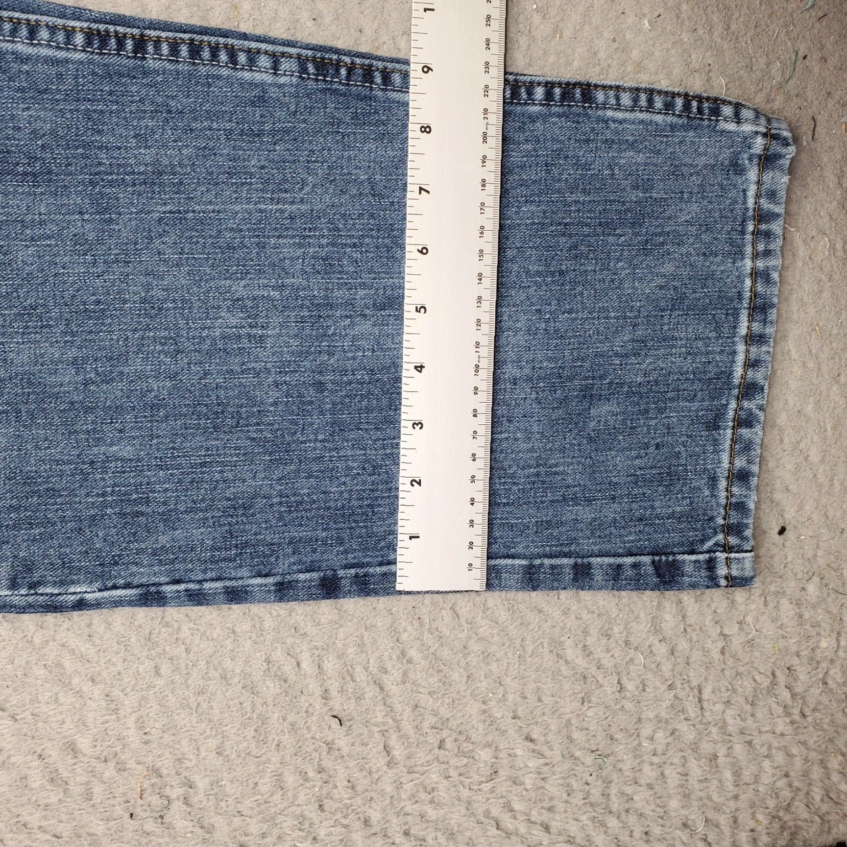 Lee Lee Jeans Mens 38x30 Blue Denim Relaxed Fit Straight Leg 2055526 Size US 38 / EU 54 - 5 Thumbnail