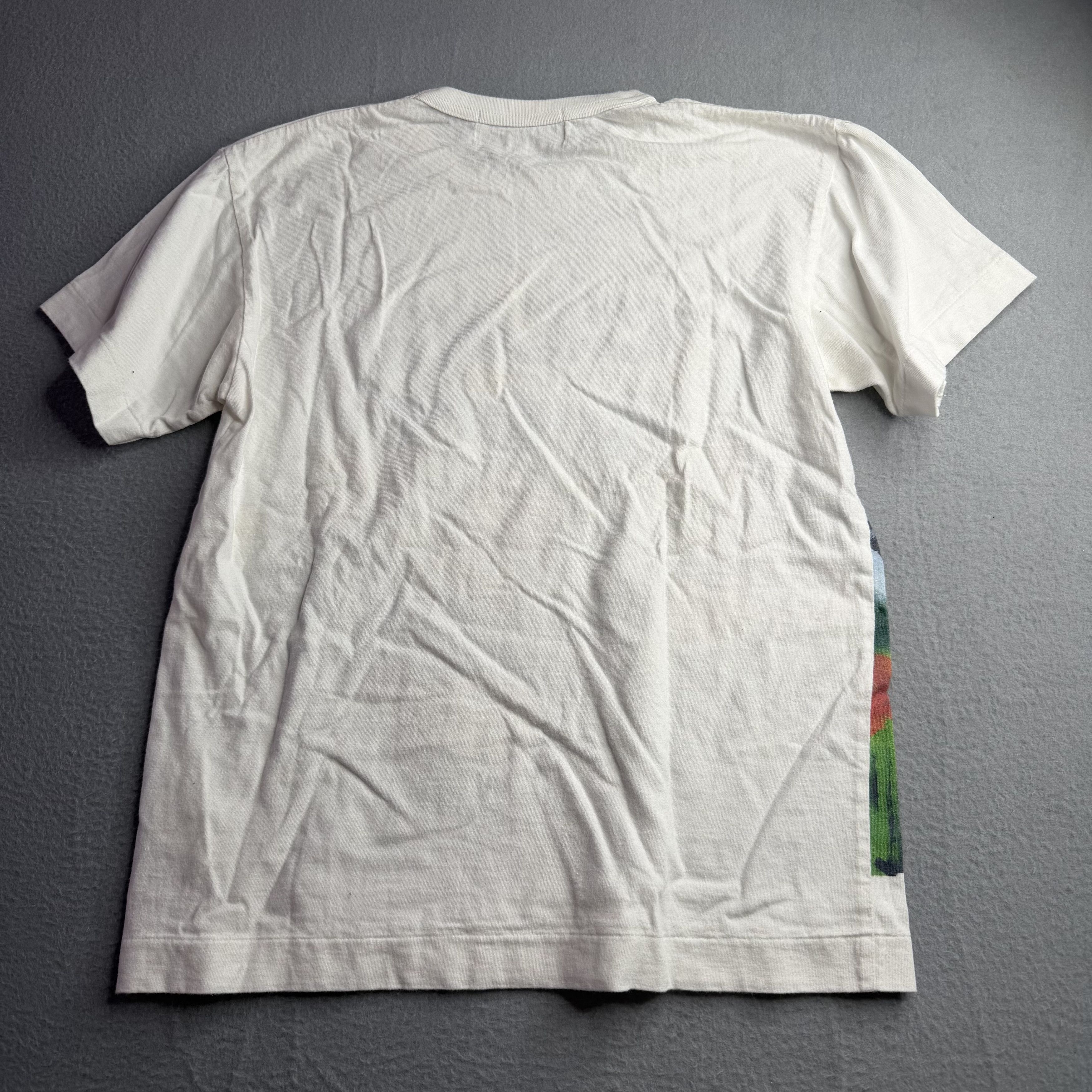 Comme des Garcons Comme des Garcons white floral graphic t-shirt Size M / US 6-8 / IT 42-44 - 5 Thumbnail