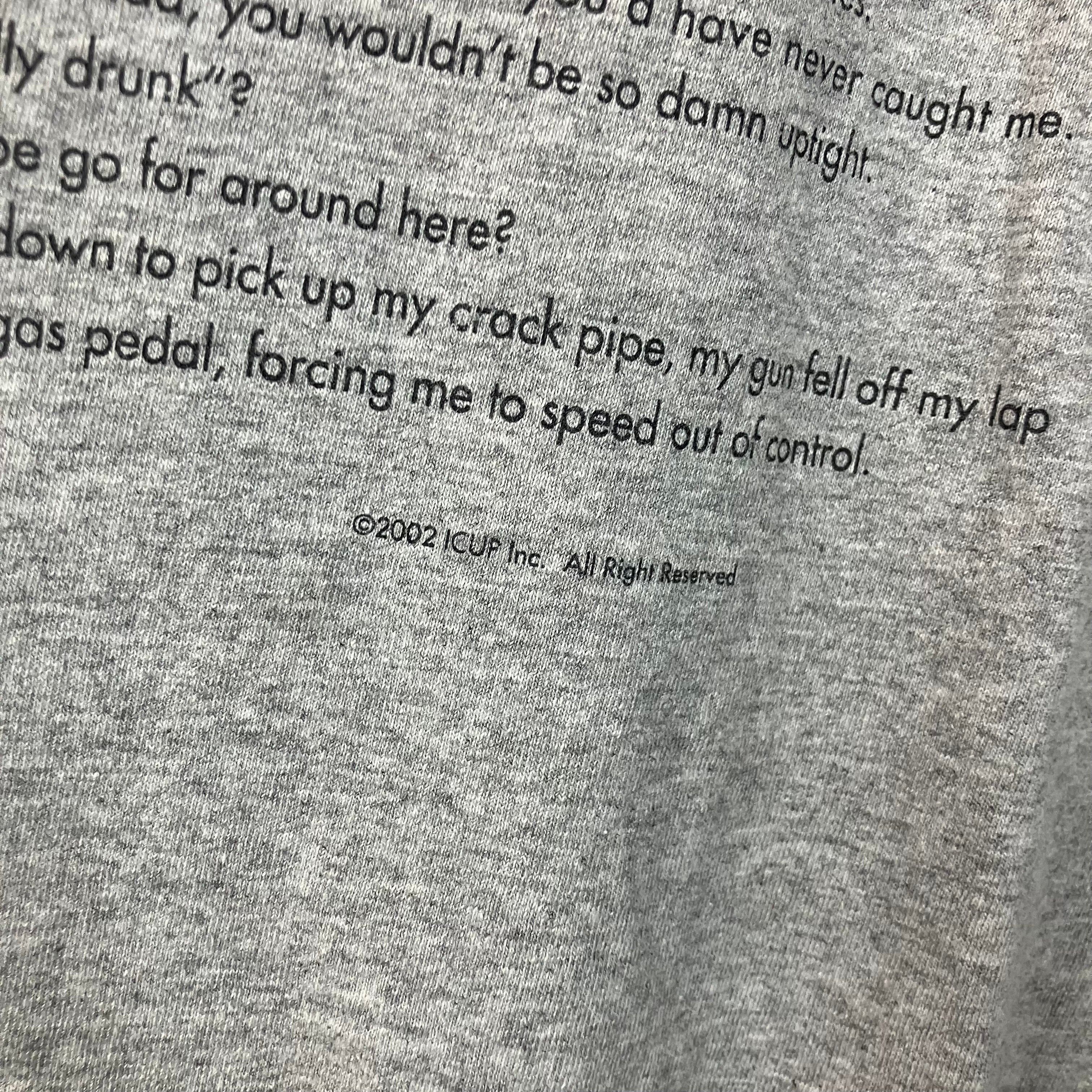 Vintage Vintage 00s 2002 Funny Cop Tee Size M Size US M / EU 48-50 / 2 - 5 Thumbnail