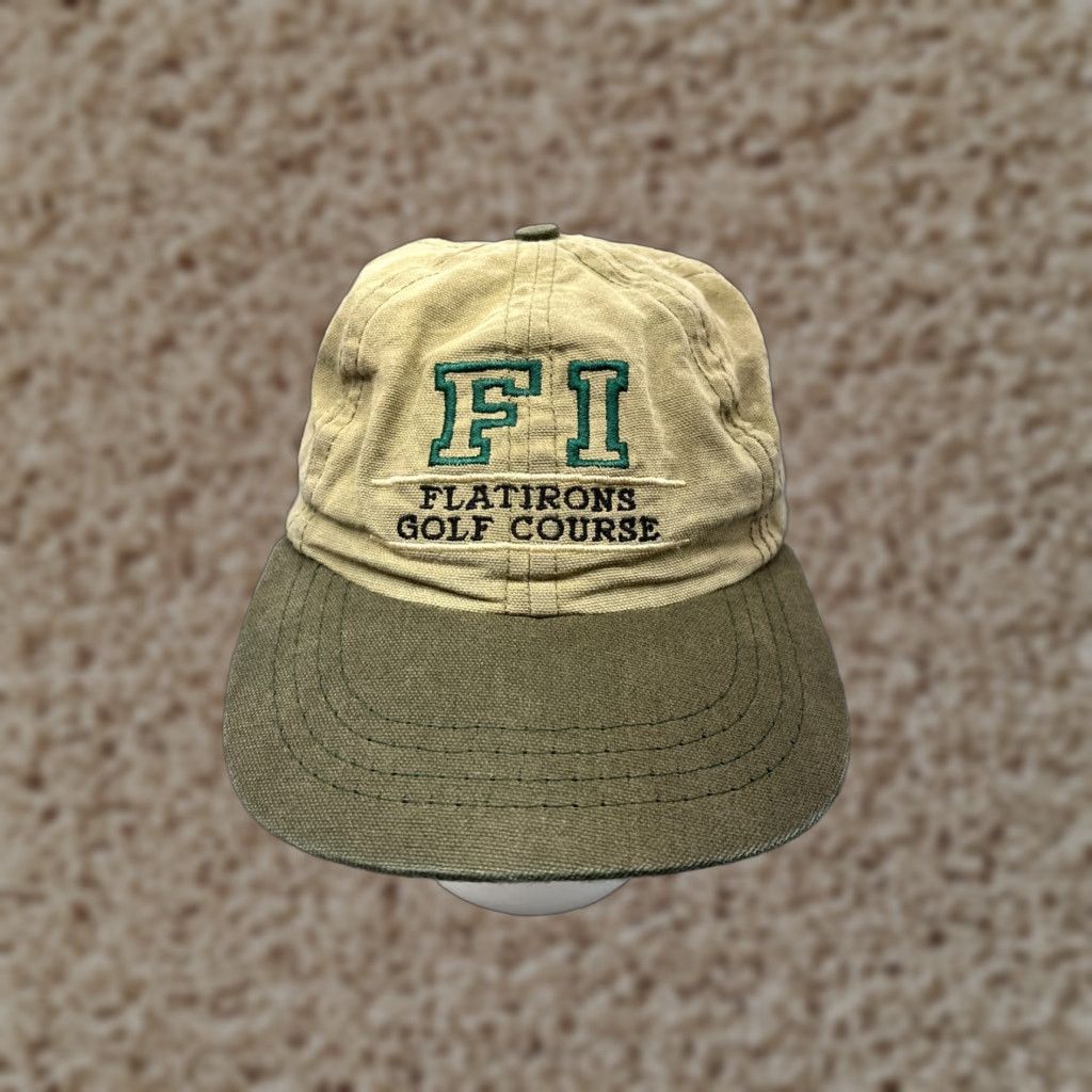 Vintage Otto Golf Hat Cap Strap Back One Size Green Cotton Low Profile Adult Hat Size ONE SIZE - 1 Thumbnail