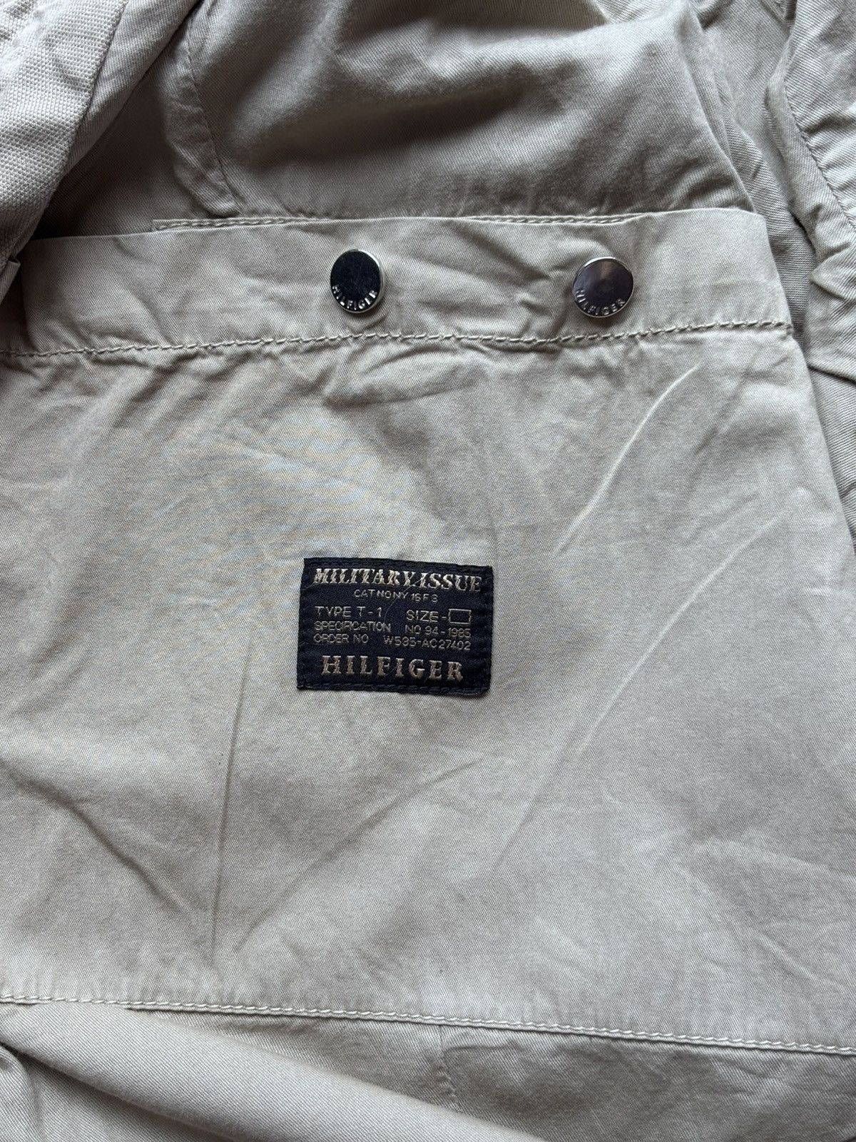 Tommy Hilfiger Vintage Tommy Hilfiger Parka Military Issue 1985 riri Zipper Size US S / EU 44-46 / 1 - 7 Thumbnail