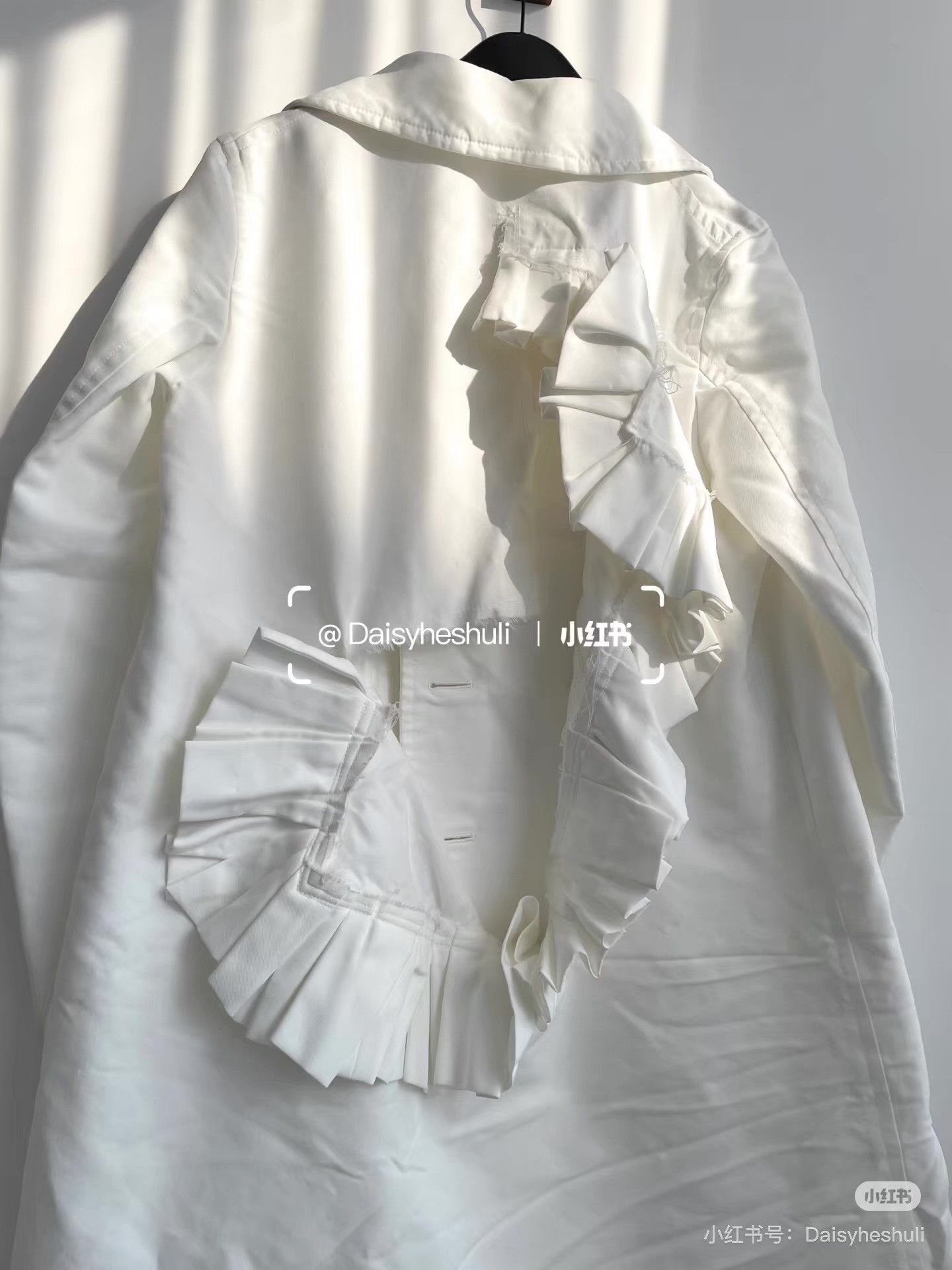 Comme des Garcons Comme des Garçons Line Runway Cut-out Hollow Trench Coat Ｑ24 Size XS / US 0-2 / IT 36-38 - 3 Thumbnail
