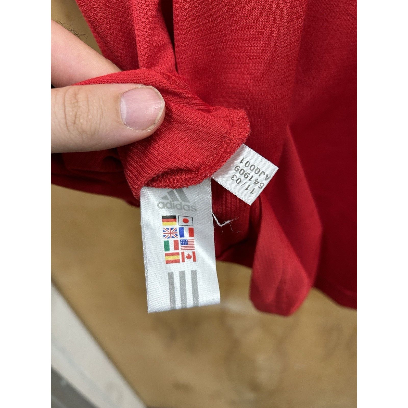 Adidas Adidas Spain National Team 2003 Home Kit Soccer Jersey Small Size US S / EU 44-46 / 1 - 4 Thumbnail