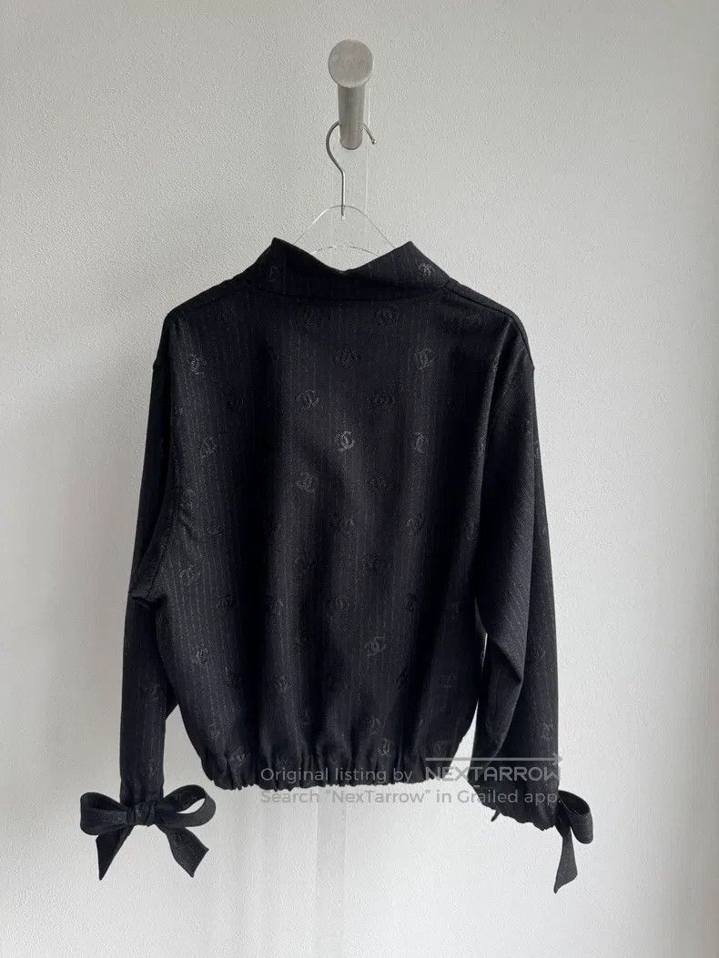 Chanel Chanel 24B striped logo bow long sleeves Size XS / US 0-2 / IT 36-38 - 3 Thumbnail