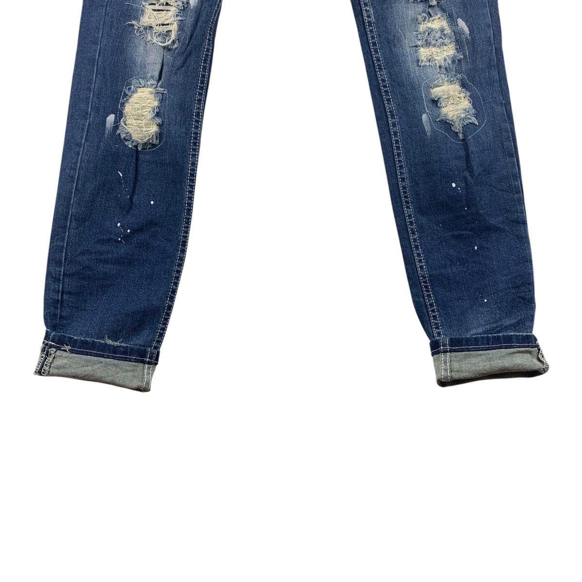 If Six Was Nine × Japanese Brand CAVARIA Distressed skinny jeans Size 31" - 12 Thumbnail