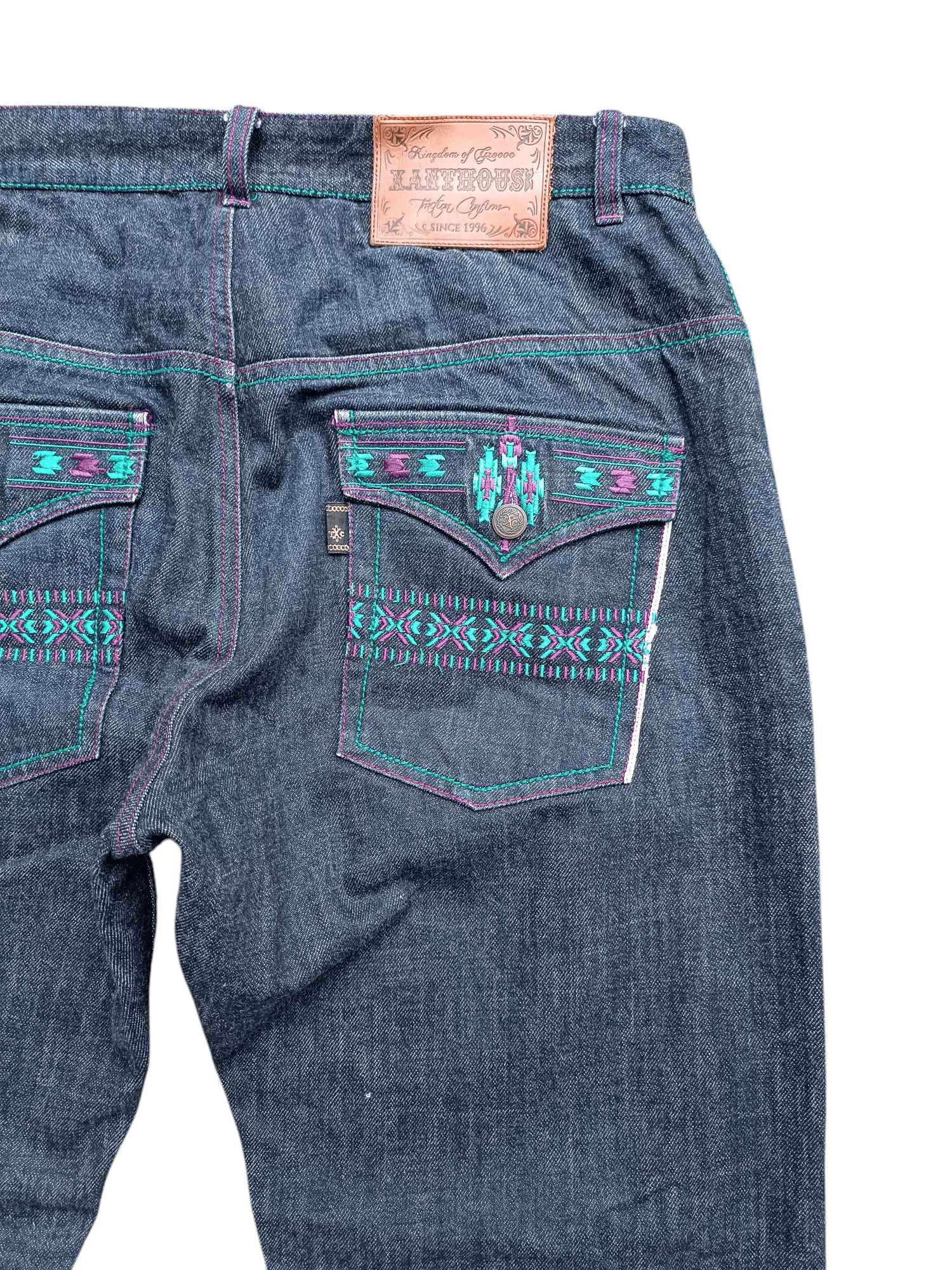 Japanese Brand XANTHOUS by Bags' Groove Selvedge Baggy Denim E242 Size US 34 / EU 50 - 4 Thumbnail