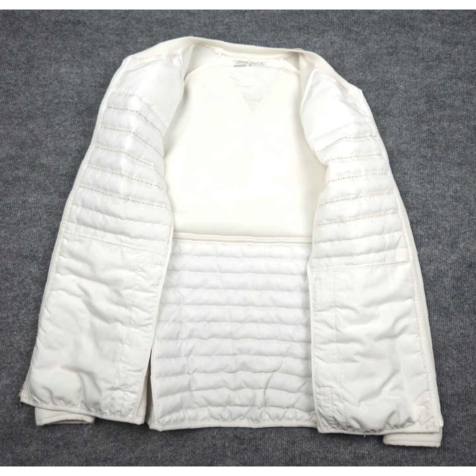 Nike Nike Golf Aeroloft Performance Jacket Women XL White Ivory Full Zip Puff Windbreaker Insulated Activewear Golf Womens Size XL / US 12-14 / IT 48-50 - 4 Thumbnail
