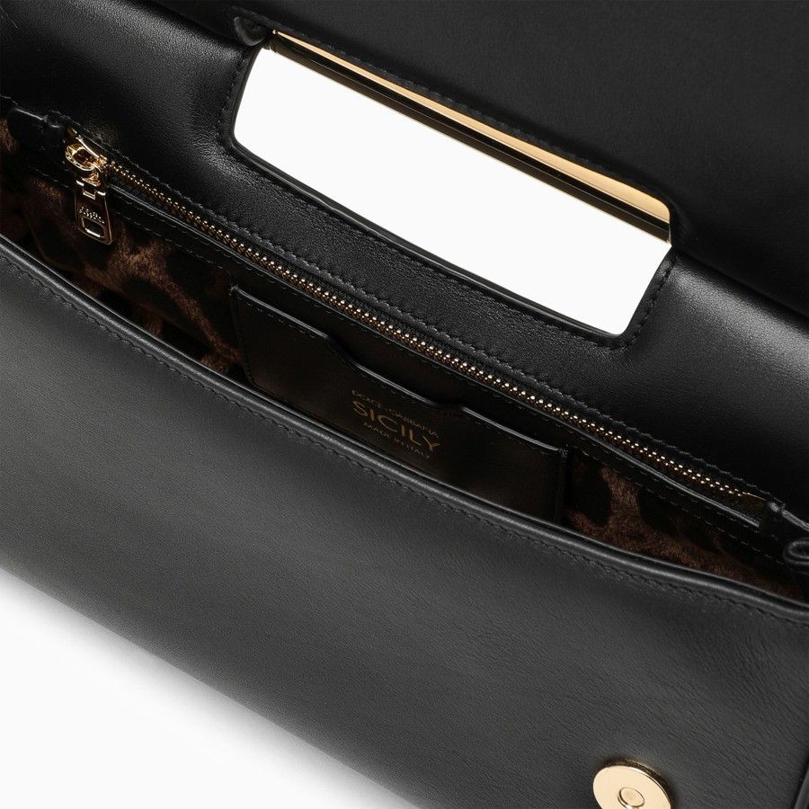 Dolce & Gabbana o1d2blof0824 Size : OS / Medium Handbag in Black Size ONE SIZE - 4 Thumbnail
