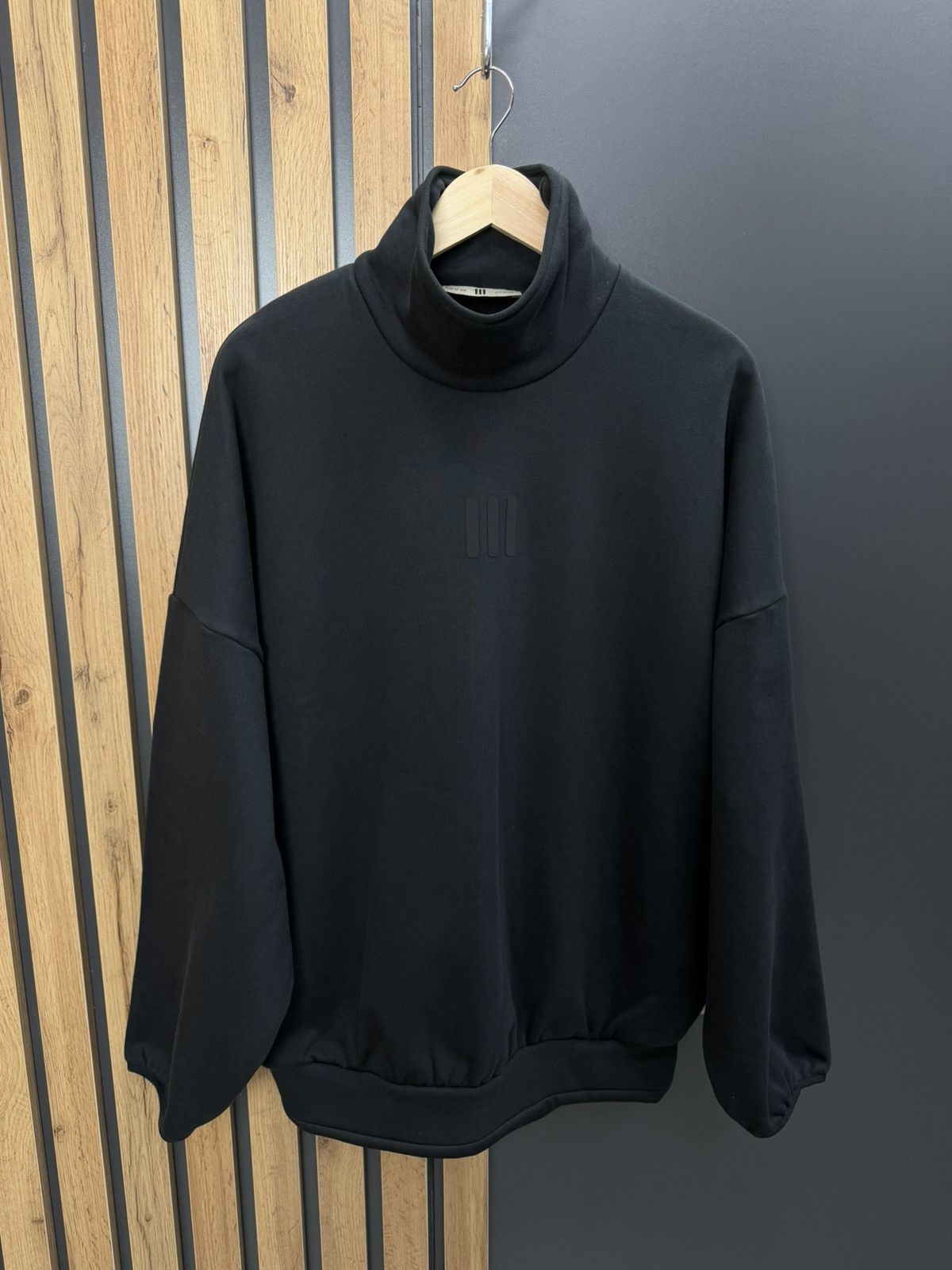 Adidas × Fear of God Adidas x Fear Of God Athletics Fleece Mock Sweatshirt Black Size US M / EU 48-50 / 2 - 7 Thumbnail