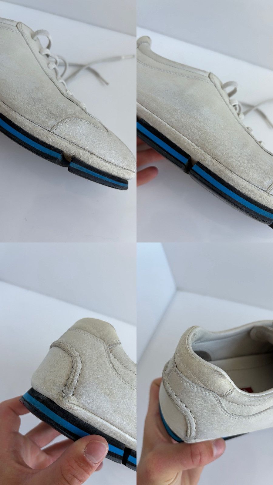 Prada Prada Sport Baskets Sneakers Americas Cup Leather Shoes Size US 9 / EU 42 - 14 Thumbnail