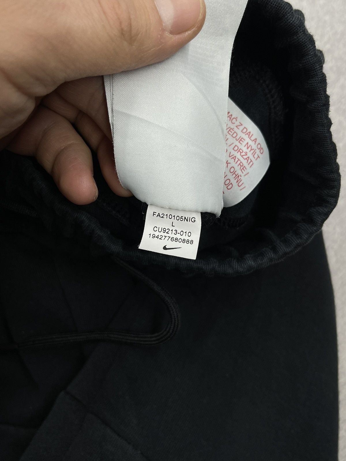 Nike Mens Nike Tech Fleece Black Sweatpants Drill Drip ACG TN Size US 28 / EU 44 - 9 Thumbnail