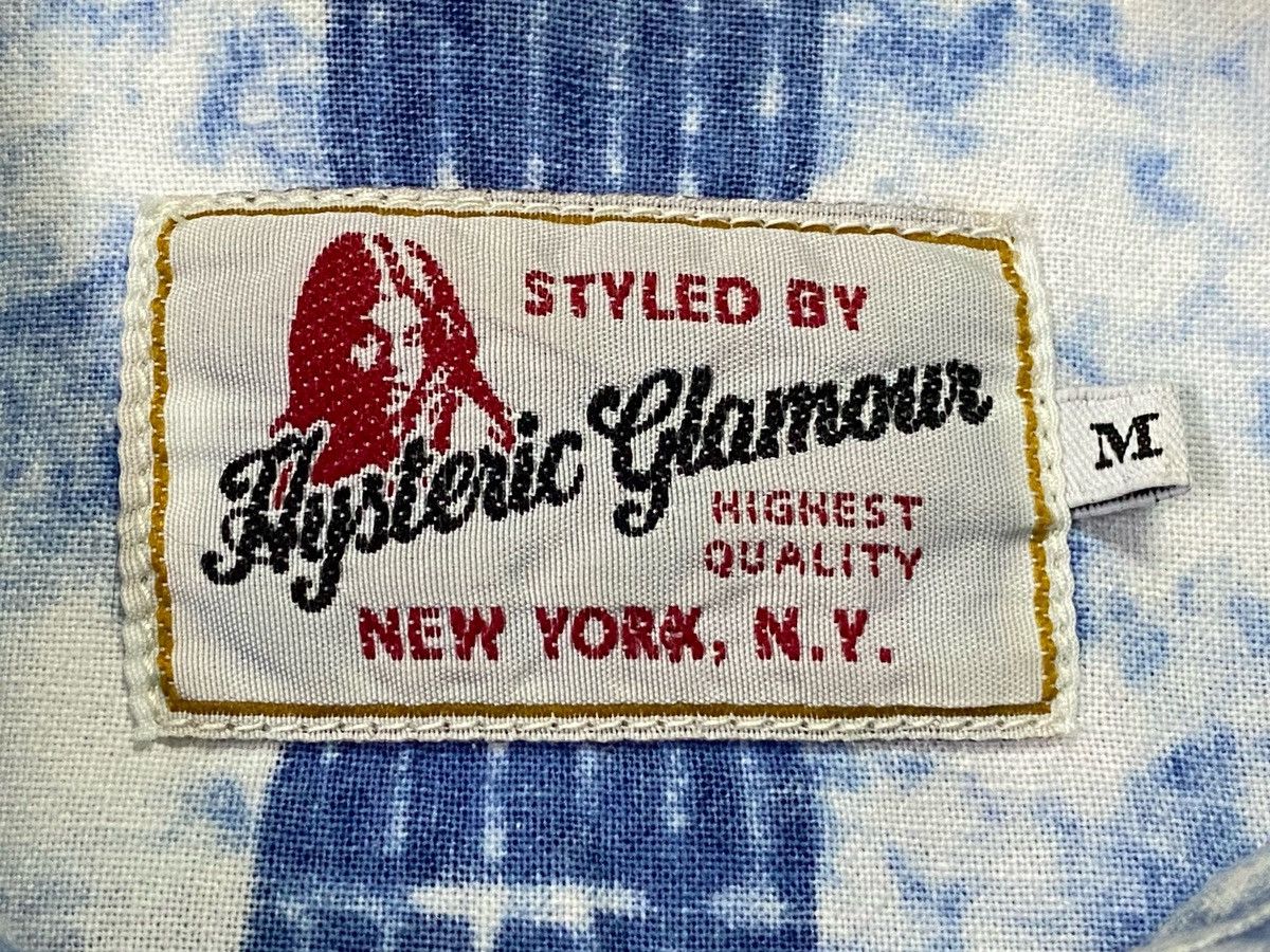 Hysteric Glamour × Japanese Brand Rare Design‼️Hysteric Glamour Acid Wash Shirt Button Ups Size US M / EU 48-50 / 2 - 9 Thumbnail