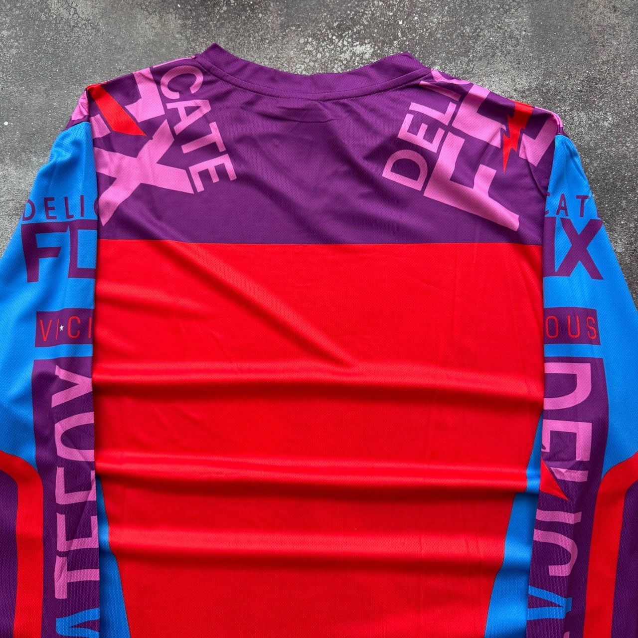 20471120 Y2K Fox Moto Biker Racing Jersey Size US XL / EU 56 / 4 - 8 Thumbnail